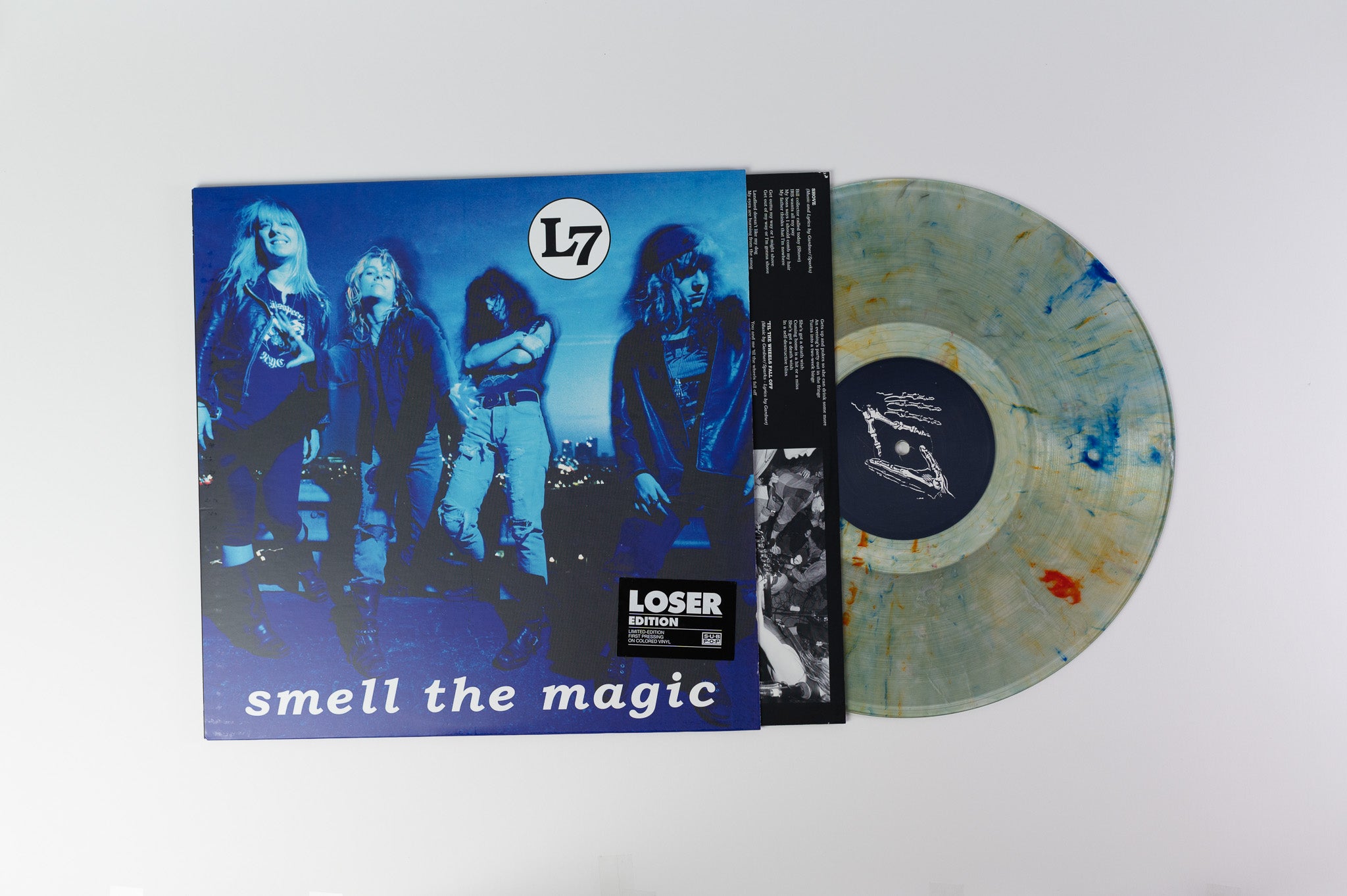 L7 - Smell The Magic on Sub Pop Ltd Loser Edition Colored Vinyl Reissue