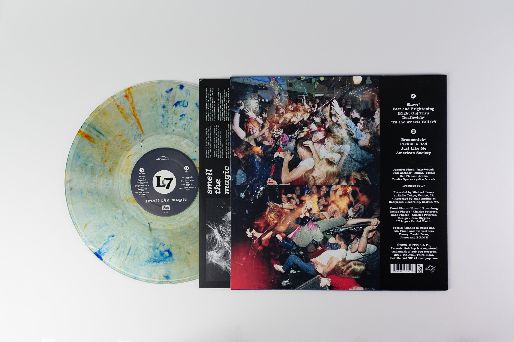 L7 - Smell The Magic on Sub Pop Ltd Loser Edition Colored Vinyl Reissue