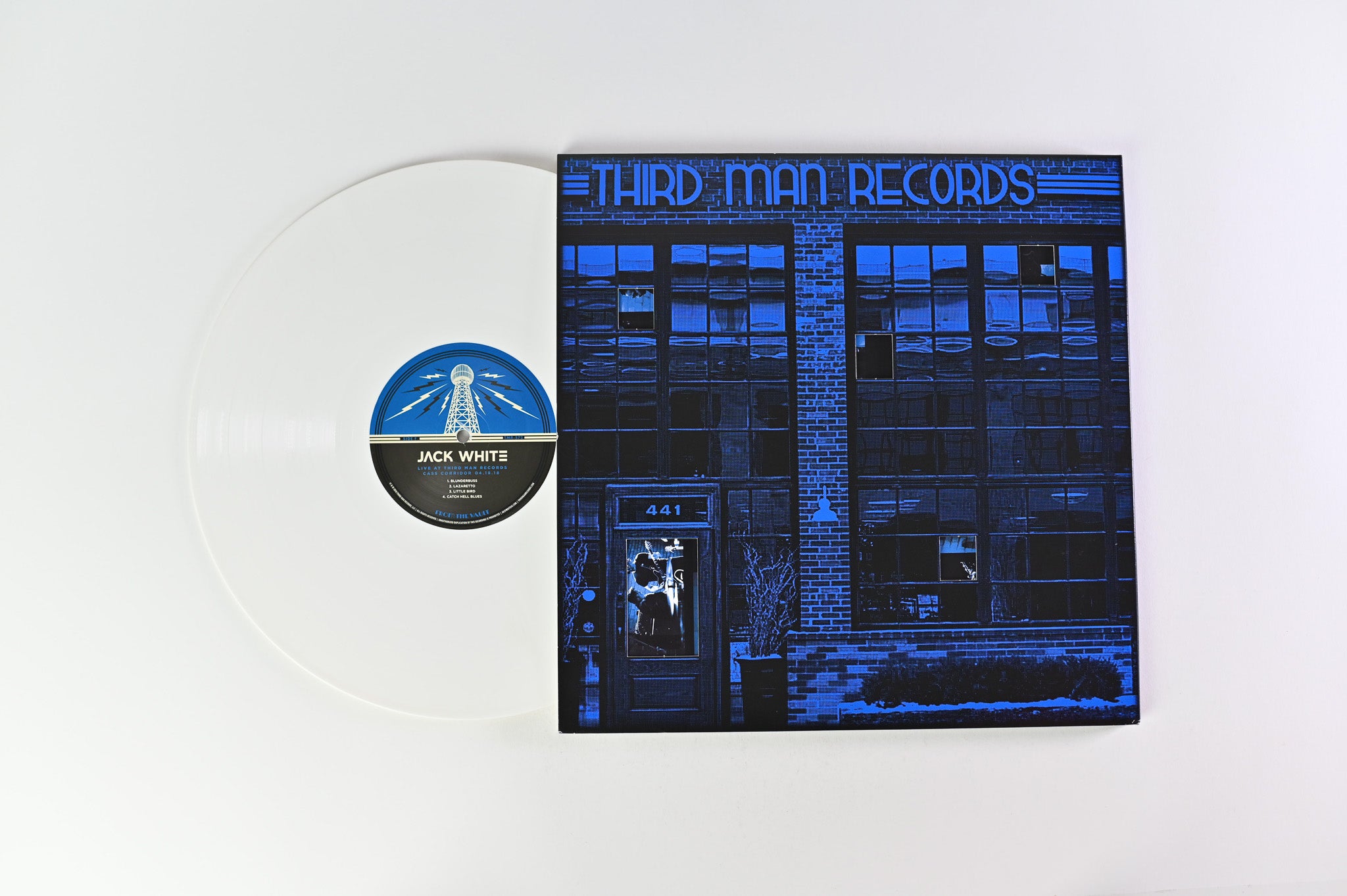 Jack White - Live At Third Man Records - Nashville & Cass Corridor on Third Man Ltd Black / Blue / White Vinyl