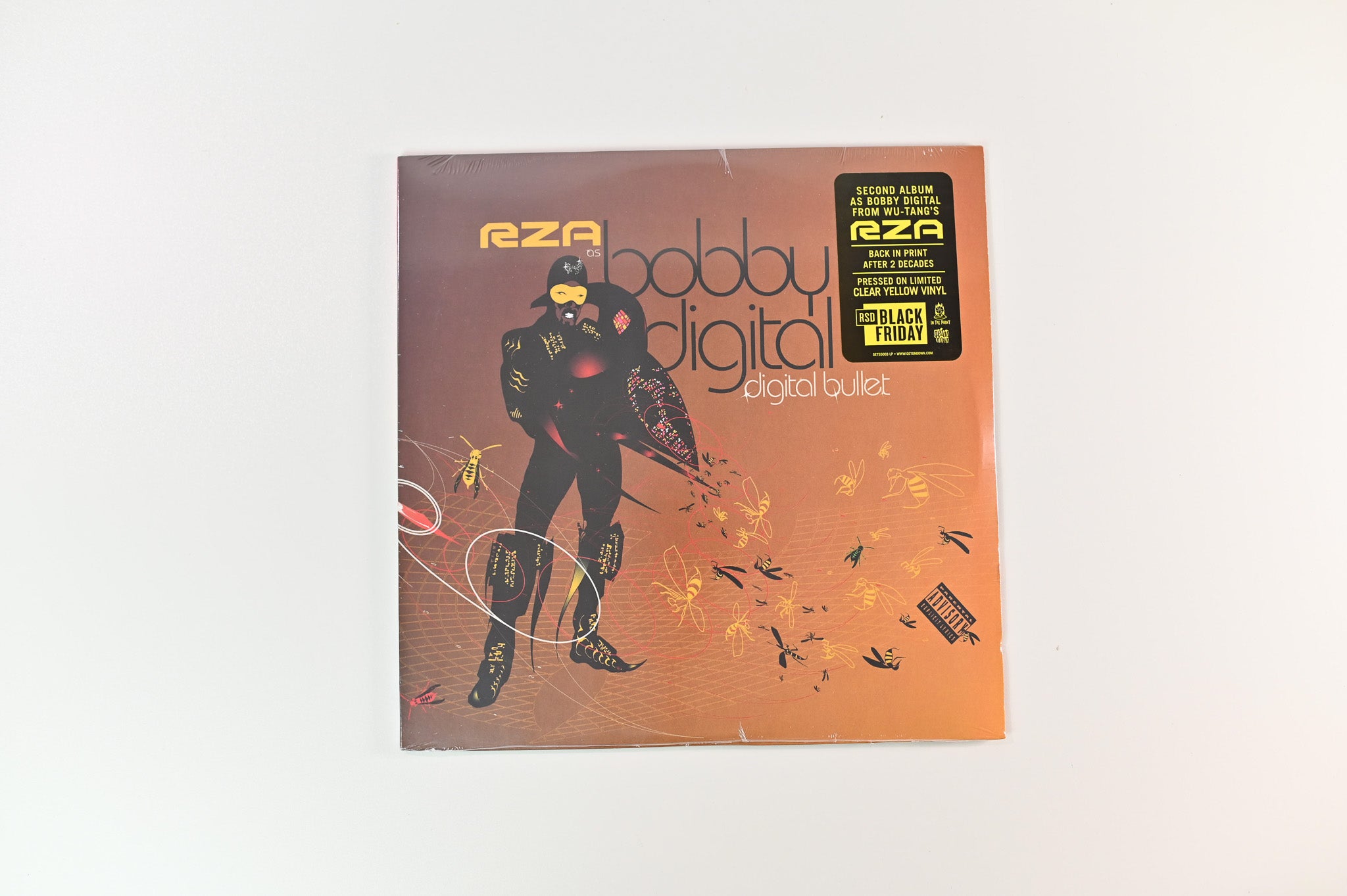 RZA as Bobby Digital - Digital Bullet on Get on Down RSD BF 2021 Ltd Yellow Vinyl Reissue Sealed