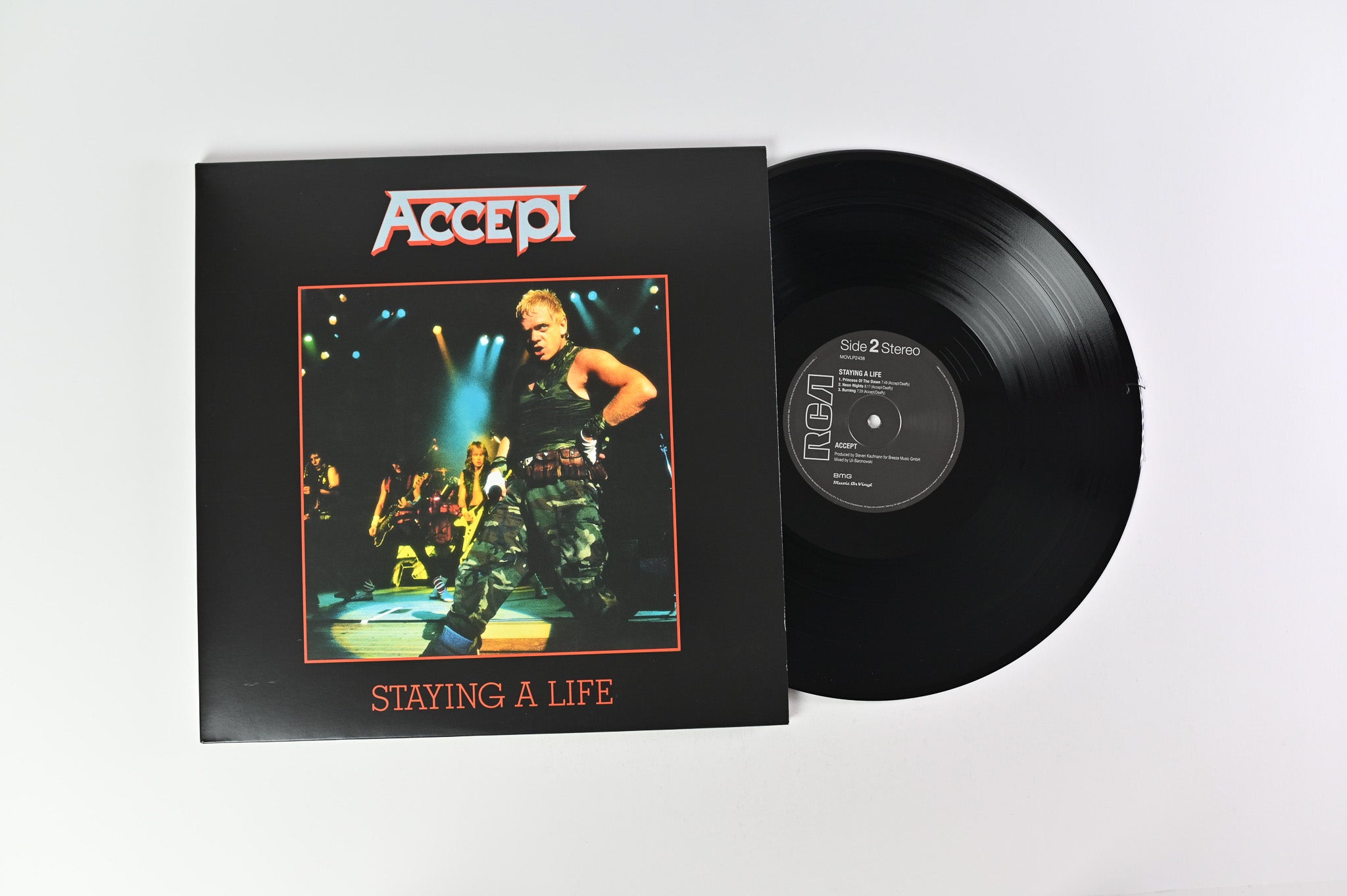 Accept - Staying A Life on RCA Music on Vinyl Reissue