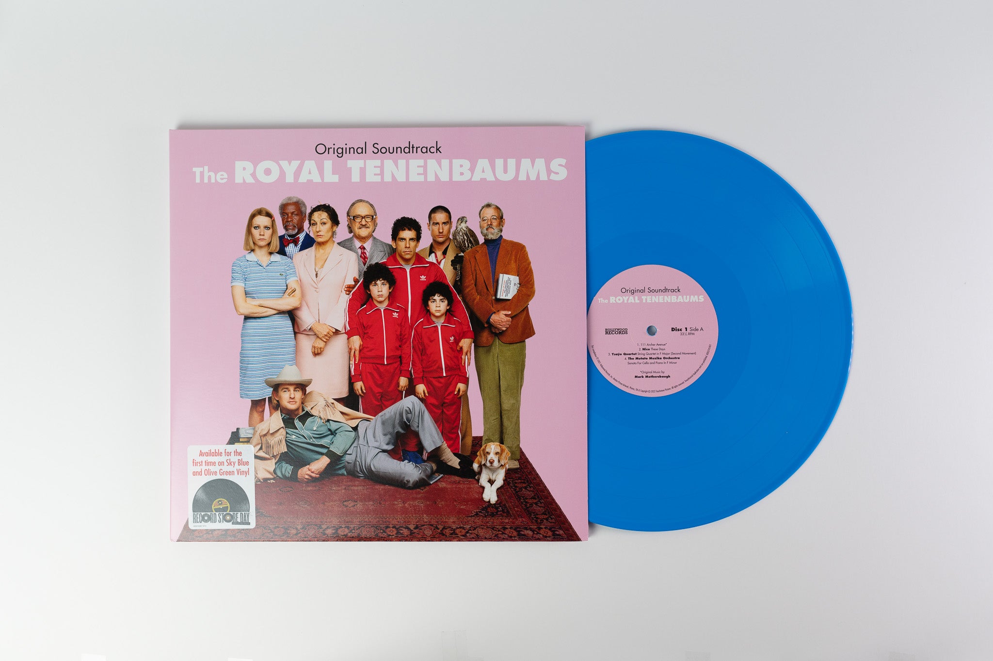Various - The Royal Tenenbaums (Original Soundtrack) on Hollywood RSD 2022 Blue/Green Vinyl Reissue