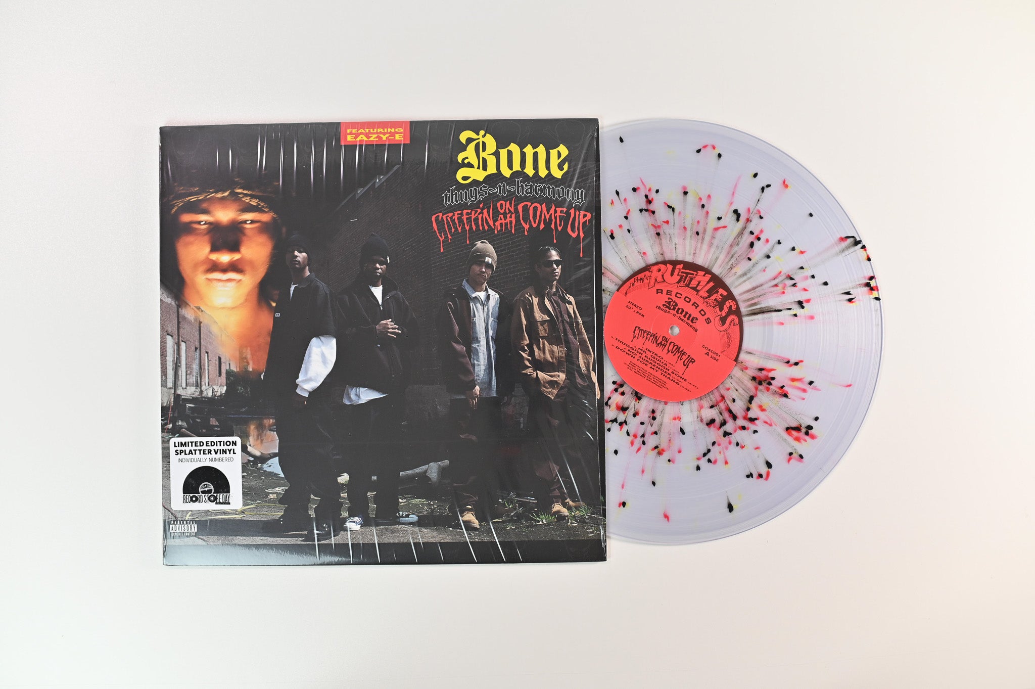 Bone Thugs-N-Harmony - Creepin On Ah Come Up on Ruthless RSD 2020 Ltd Numbered Splatter Vinyl Reissue
