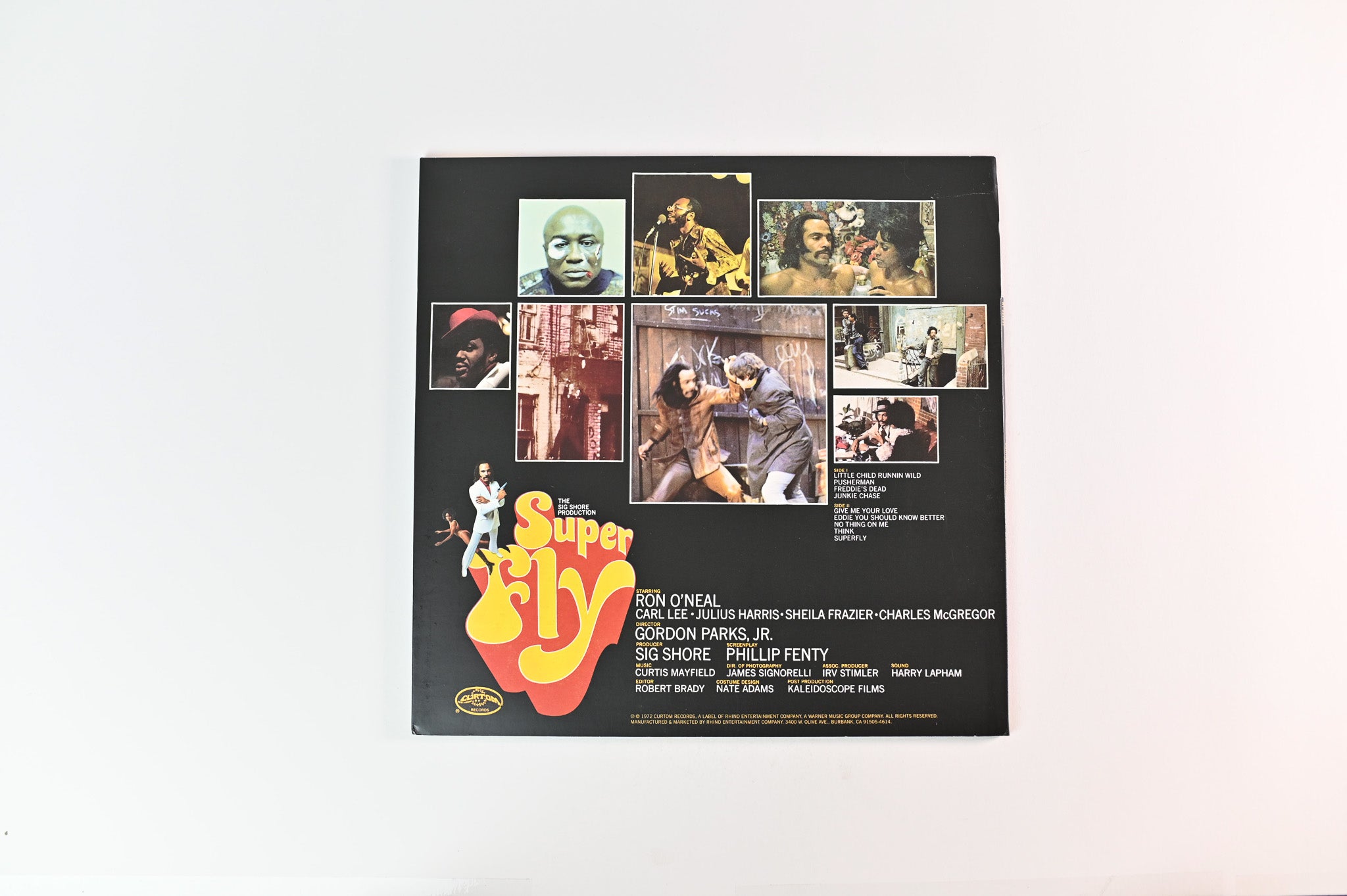 Curtis Mayfield - Superfly on Curtom Rhino Orange Vinyl Reissue