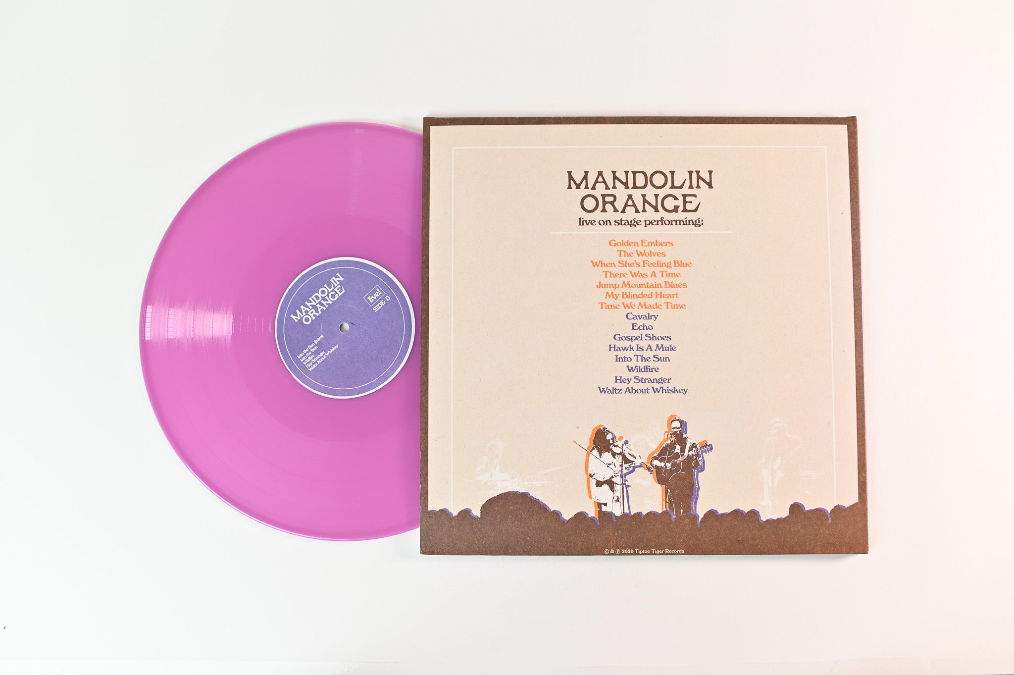 Mandolin Orange - Austin City Limits Live At The Moody Theater January 23, 2020 on Tiptoe Tiger Orange / Violet Vinyl