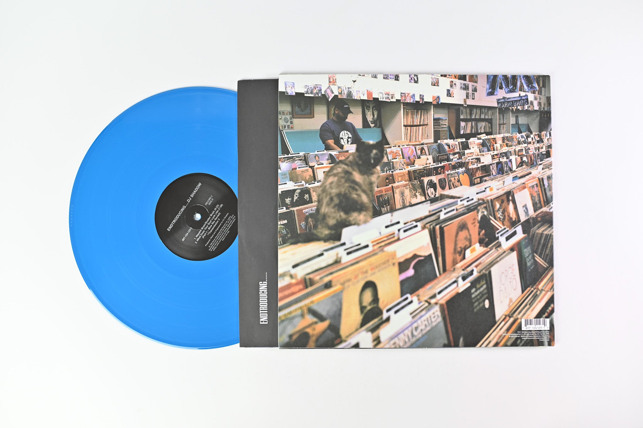 DJ Shadow - Endtroducing... on Mo Wax Ltd Blue Vinyl Reissue