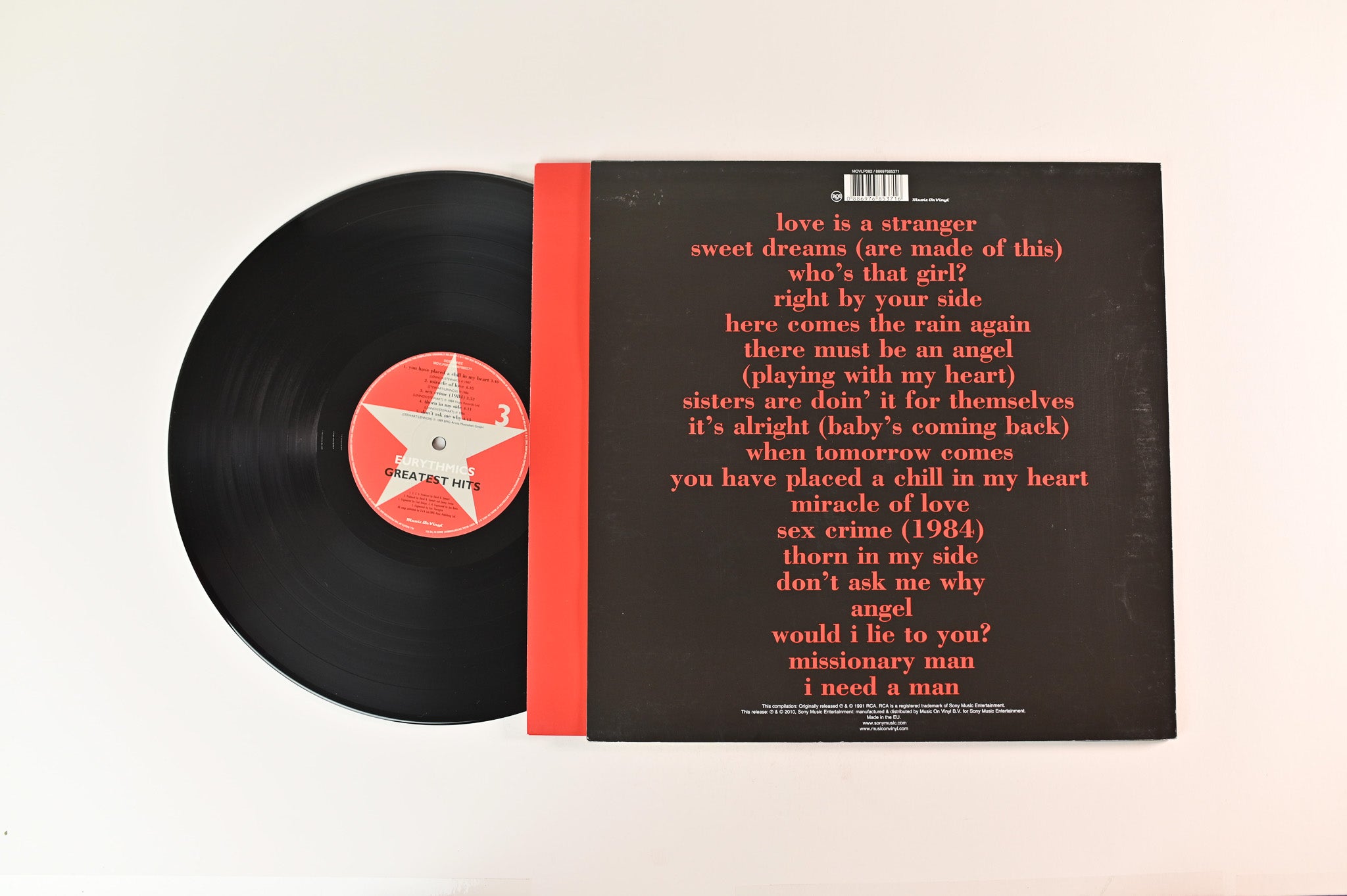 Eurythmics - Greatest Hits on Music on Vinyl 180 Gram Reissue