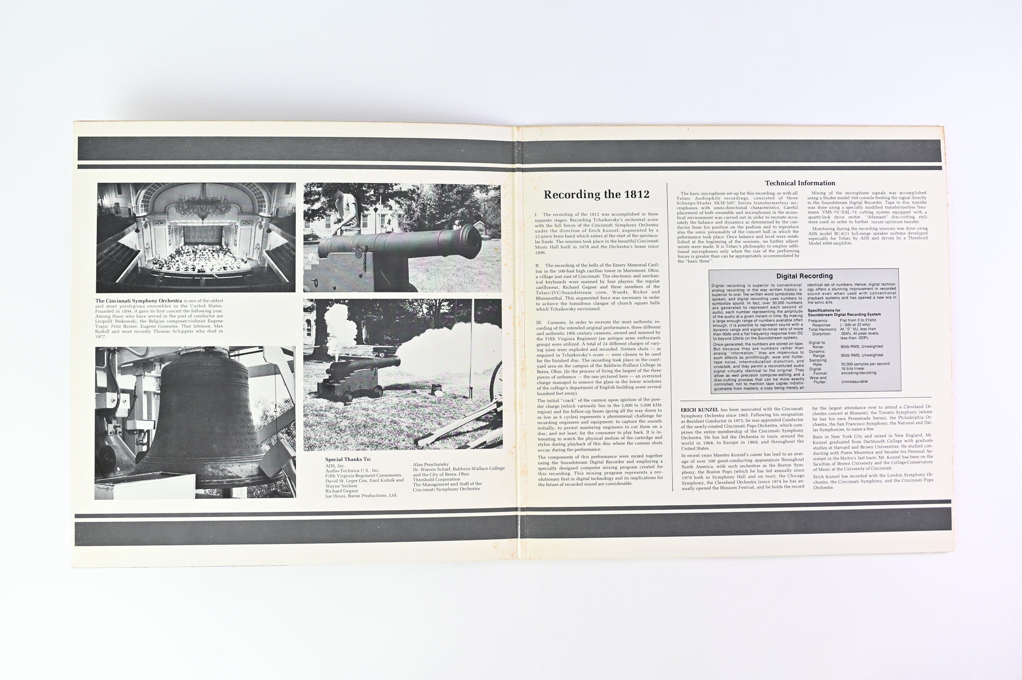 Cincinnati Symphony Orchestra with Erich Kunzel - Tchaikovsky 1812 / Capriccio Italien / "Cossack Dance" From Mazeppa on Telarc Digital