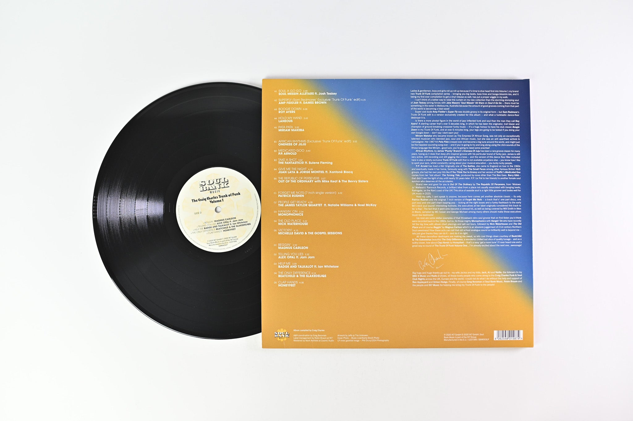 Craig Charles - The Craig Charles Trunk Of Funk Volume 1 on Soul Bank