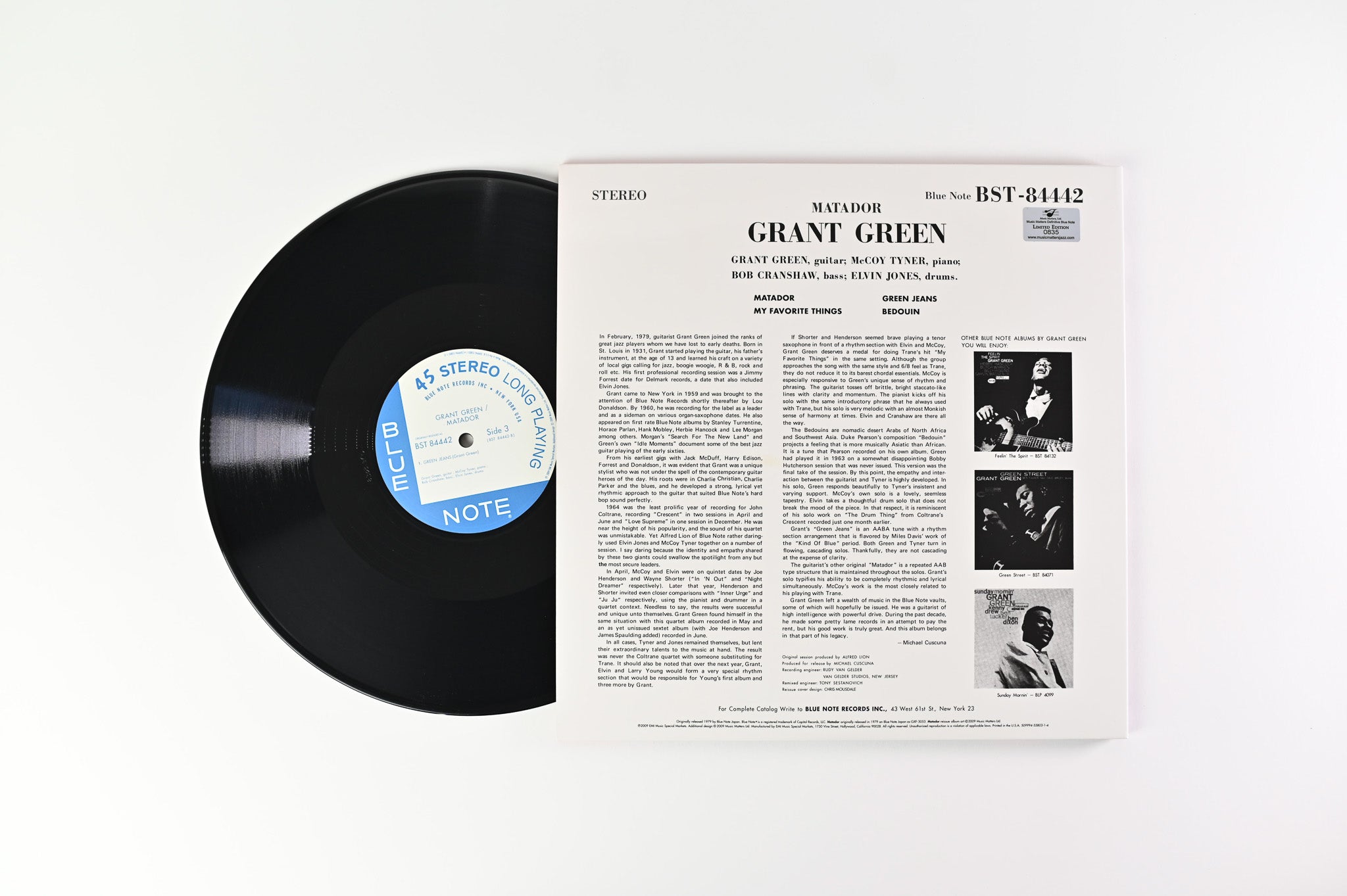 Grant Green - Matador on Blue Note Music Matters Ltd Numbered Reissue 45 RPM