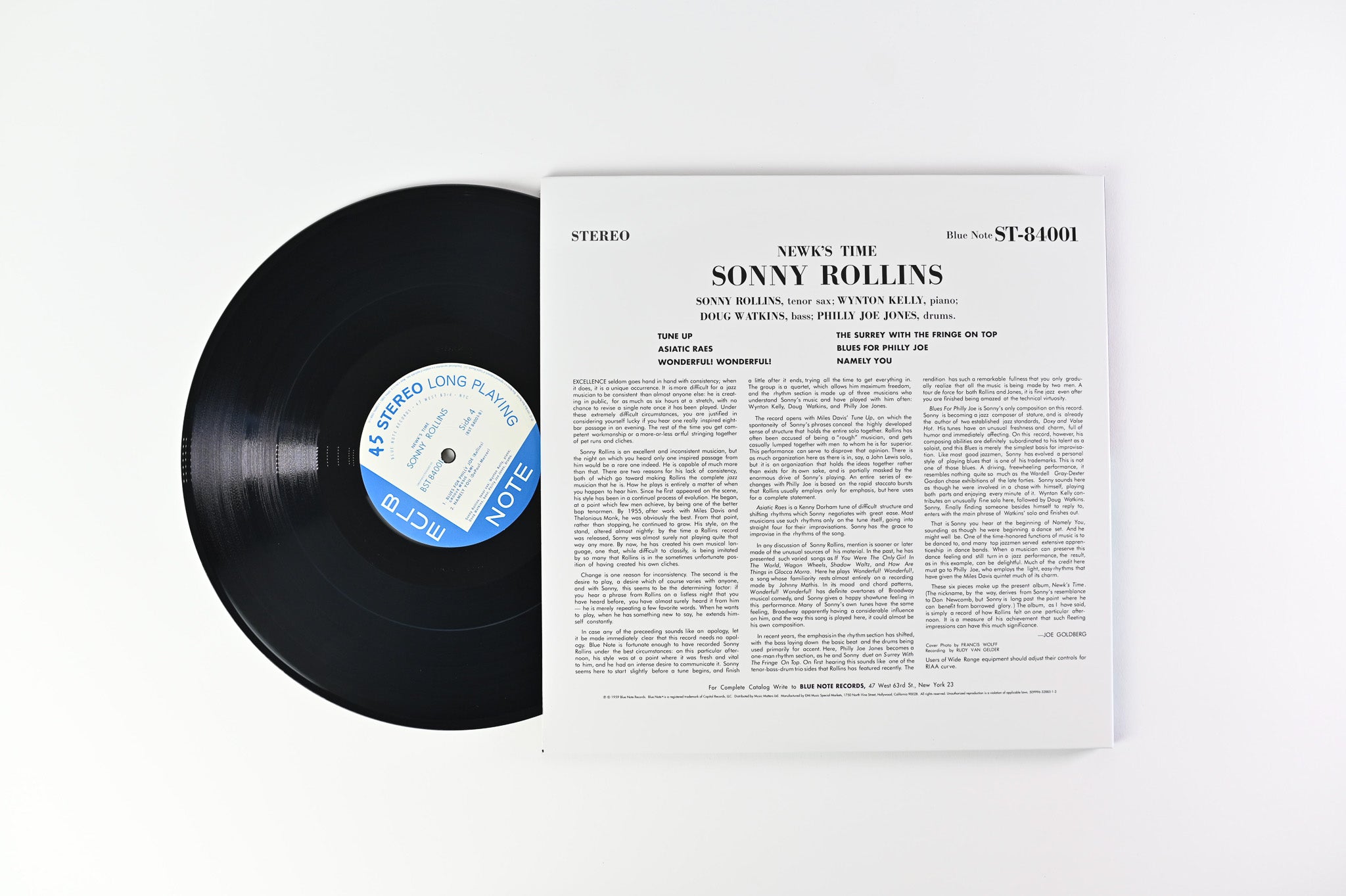 Sonny Rollins - Newk's Time on Blue Note Music Matters Ltd Reissue 45 RPM