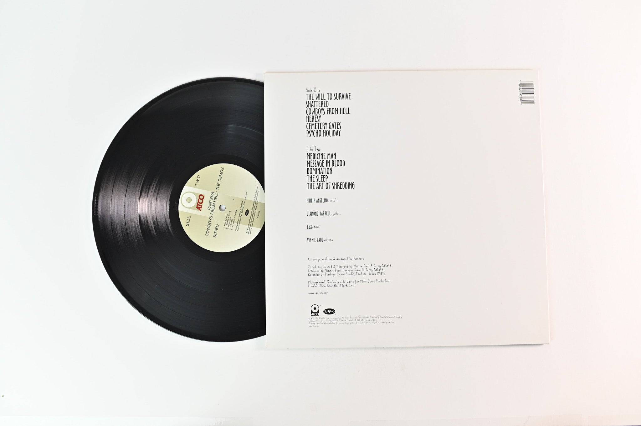 Pantera - Cowboys From Hell: The Demos on Atco RSD BF 2010 Ltd Edition