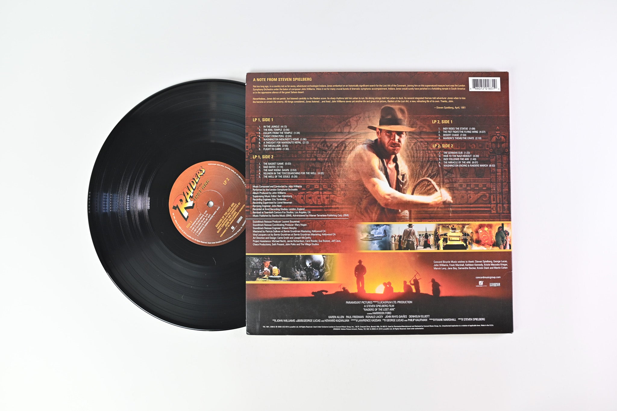 John Williams - Raiders Of The Lost Ark (Original Motion Picture Soundtrack) on Concord Records Reissue