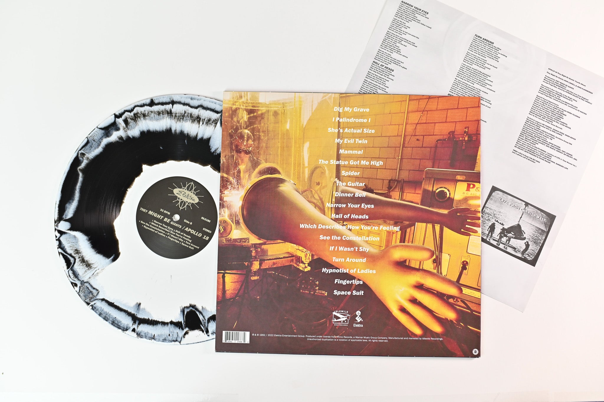 They Might Be Giants - Apollo 18 on Idlewild Black & White 180 Gram Reissue