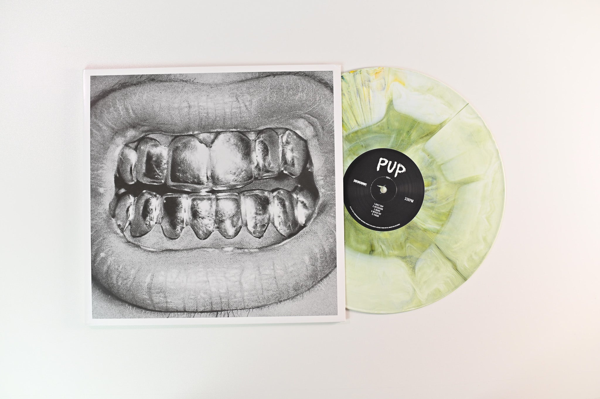 PUP - PUP on SideOneDummy Green/White Starburst Reissue