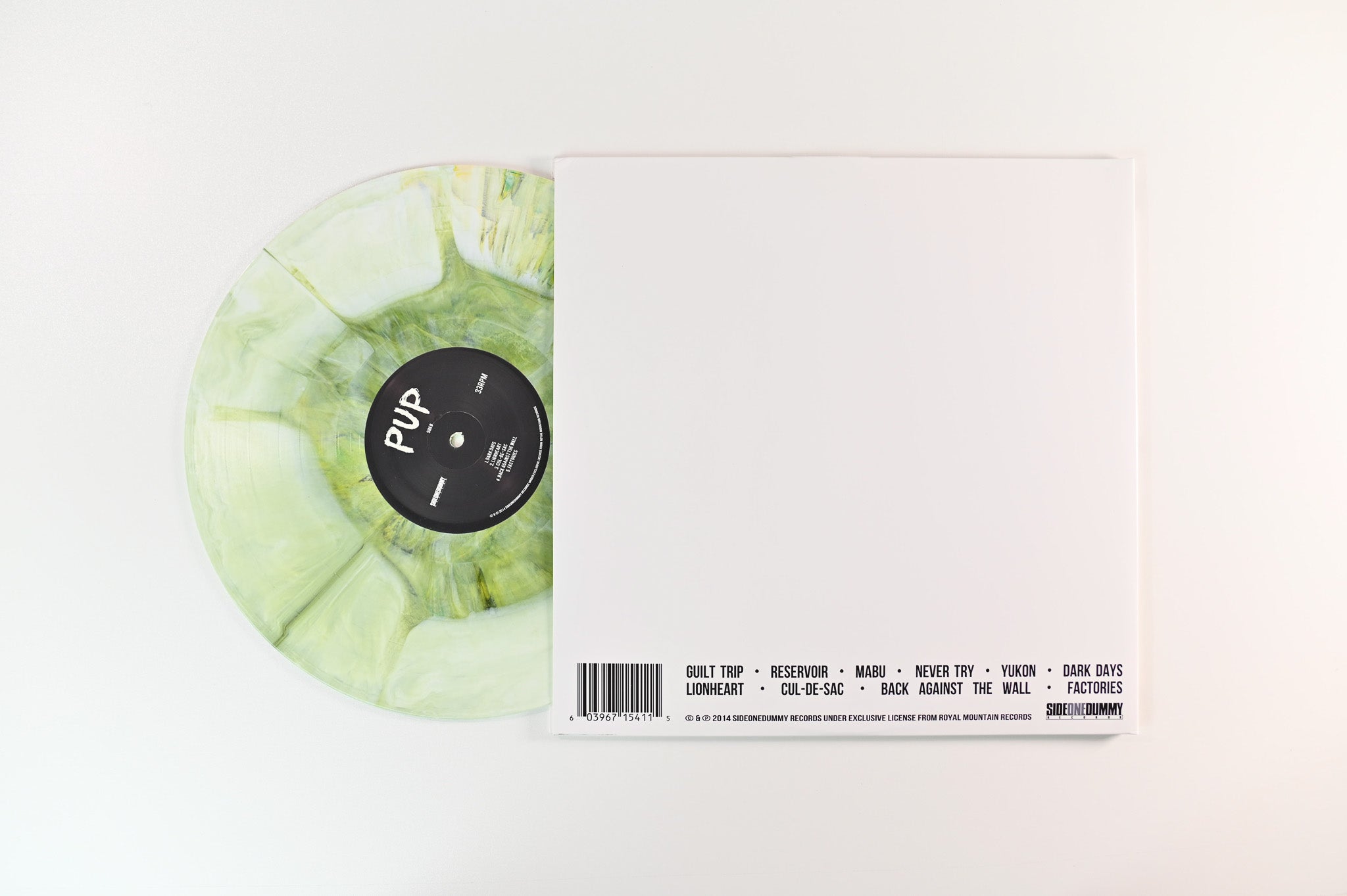 PUP - PUP on SideOneDummy Green/White Starburst Reissue