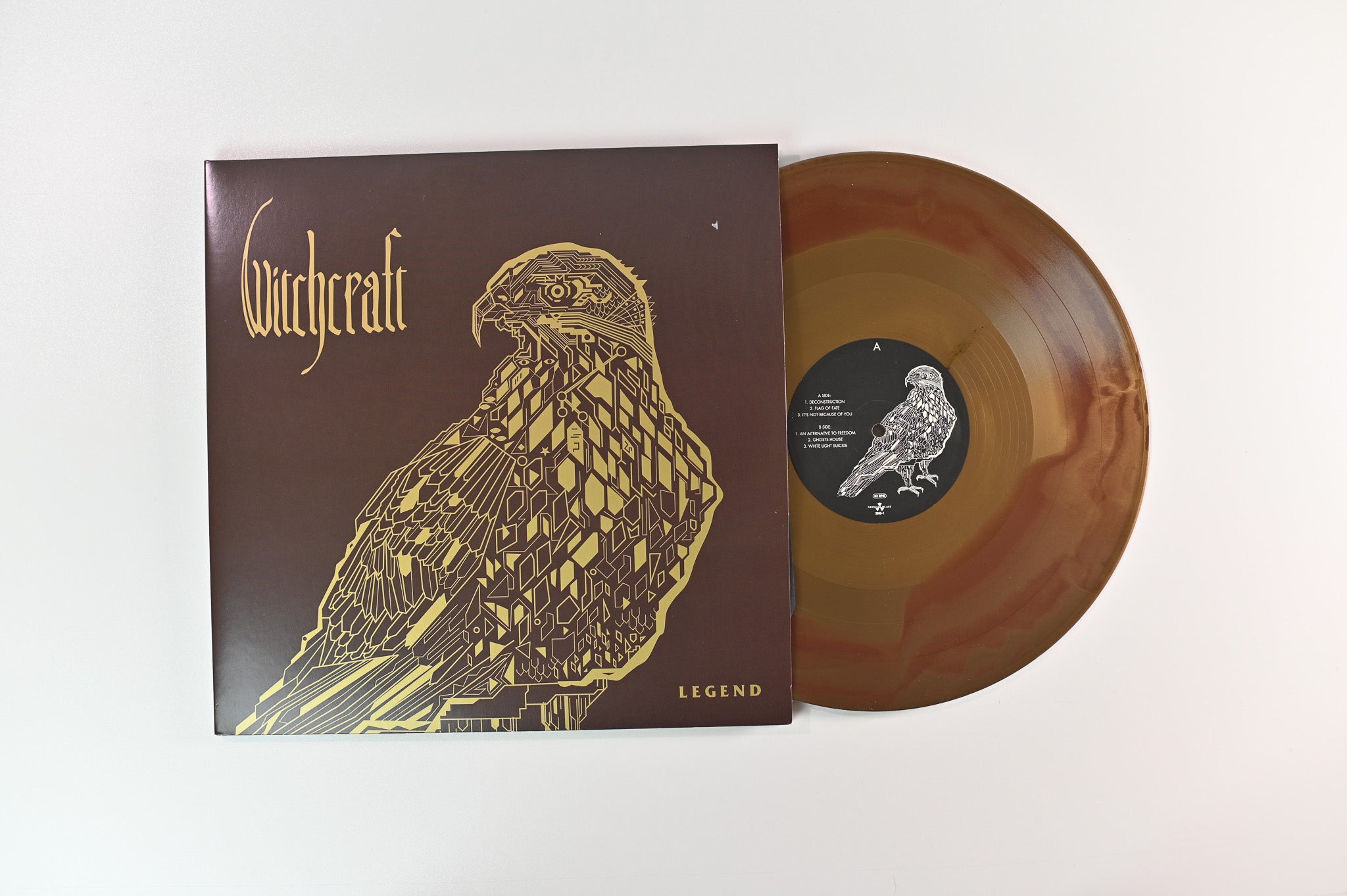 Witchcraft - Legend on Nuclear Blast Ltd Brown with Gold Marble Reissue