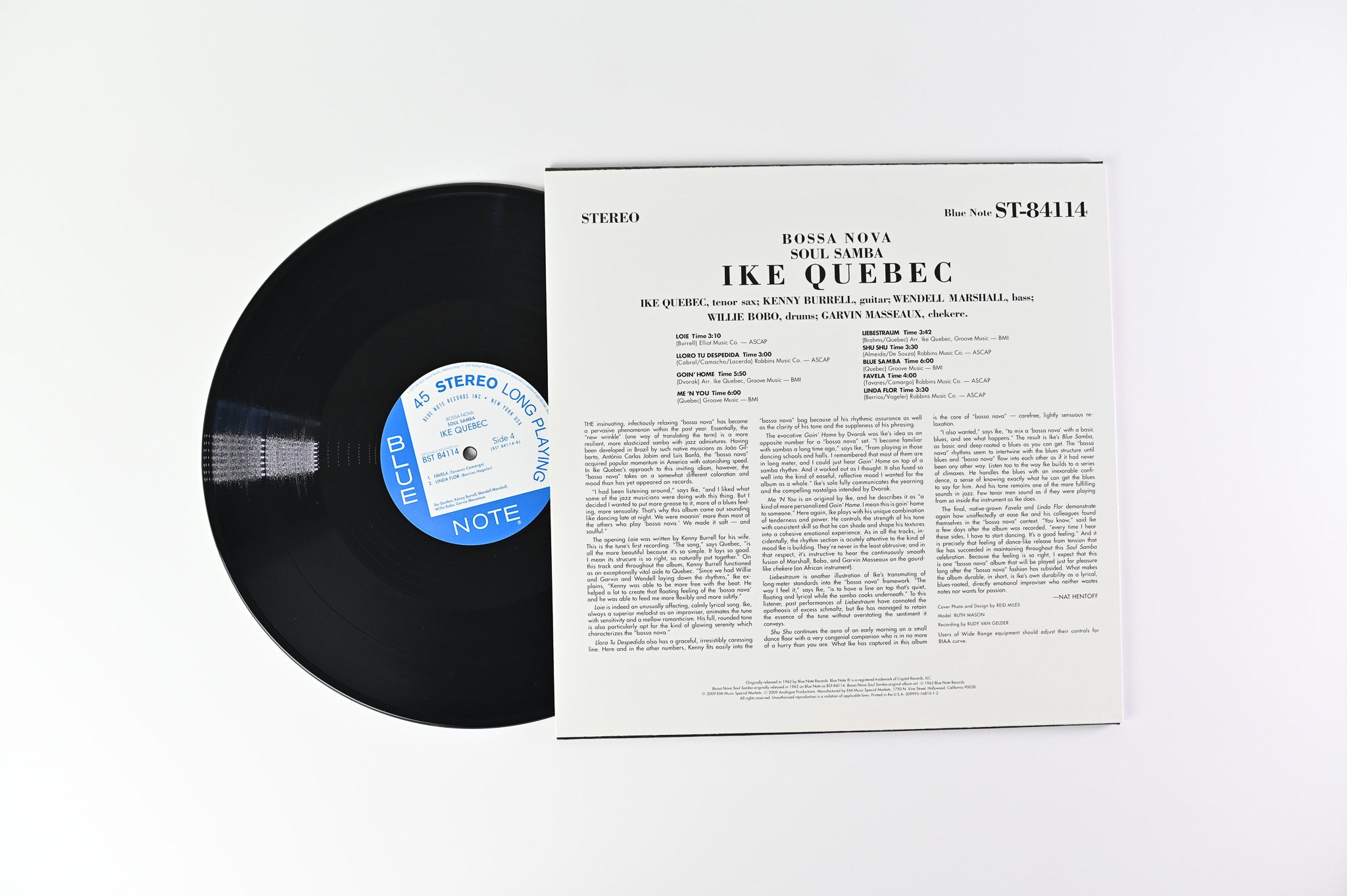 Ike Quebec - Bossa Nova Soul Samba on Blue Note Analogue Productions Reissue 45 RPM