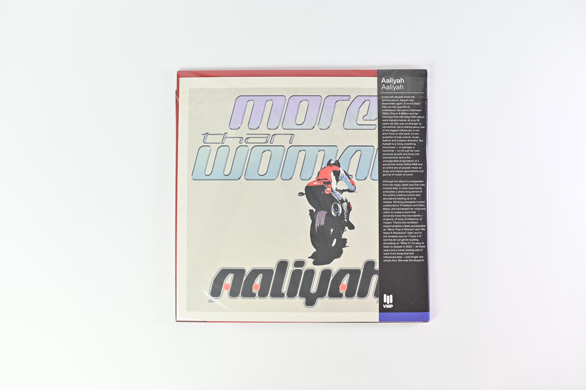 Aaliyah - Aaliyah on Blackground Vinyl Me Please Red & Gold Galaxy Reissue