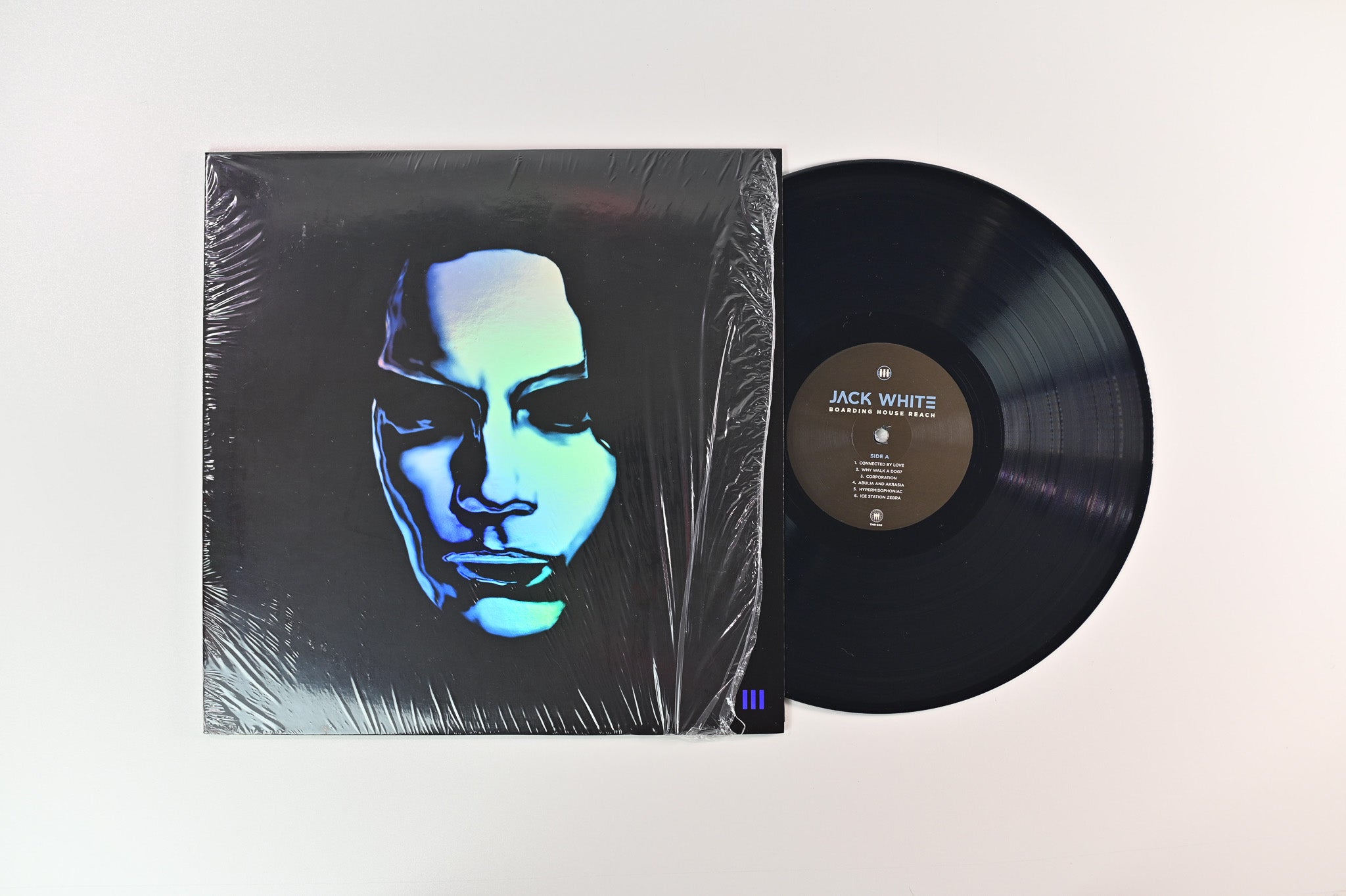 Jack White - Boarding House Reach on Third Man Vault Series Ltd Blue & Black Swirl + Blue Marbled 7"