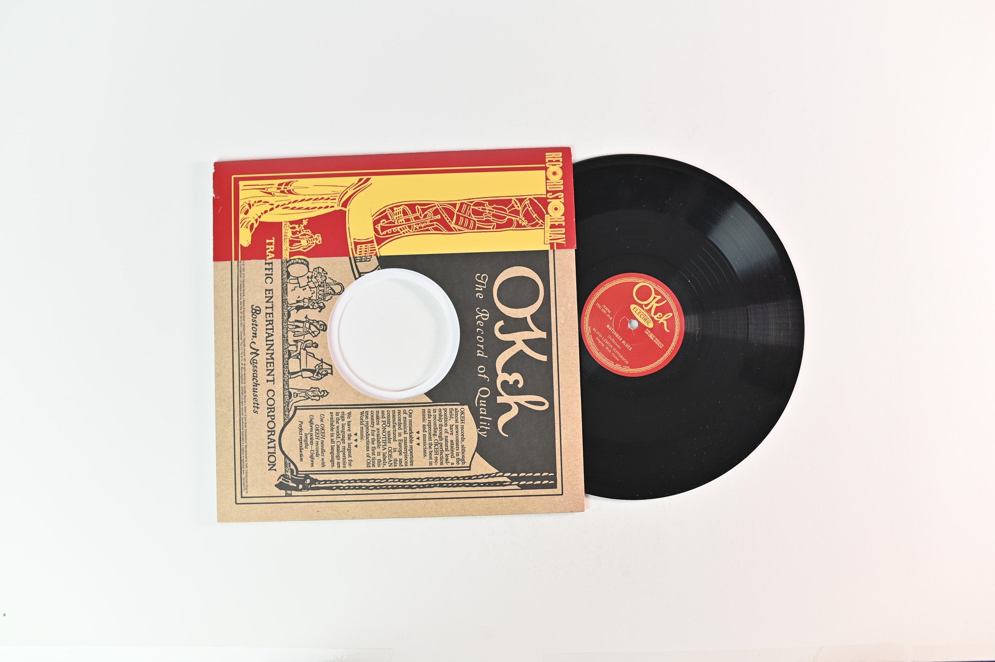 Blind Lemon Jefferson - Black Snake Moan / Matchbox Blues on Okeh RSD BF 2018 10" 78 RPM Reissue