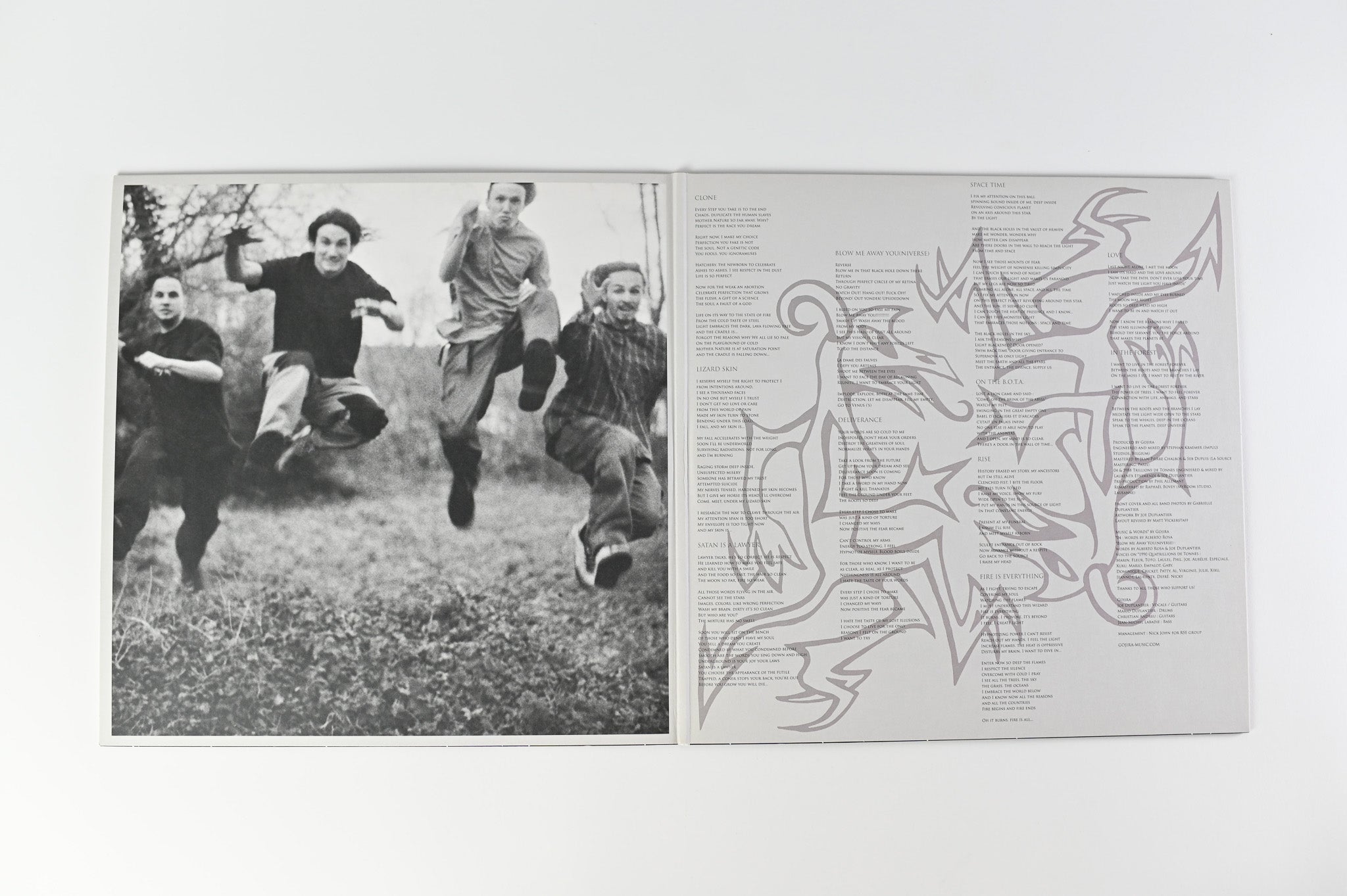 Gojira - Terra Incognita on Listenable Ltd Grey Vinyl Repress