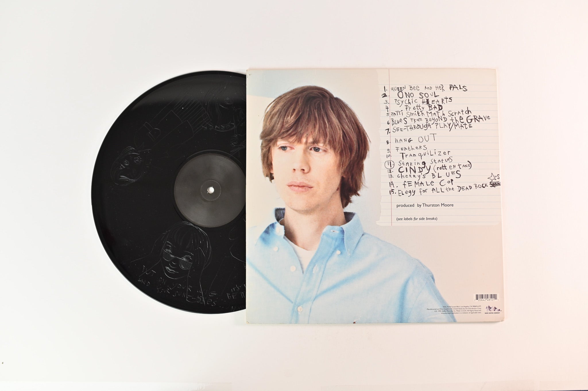 Thurston Moore - Psychic Hearts on DGC Green / Black Vinyl