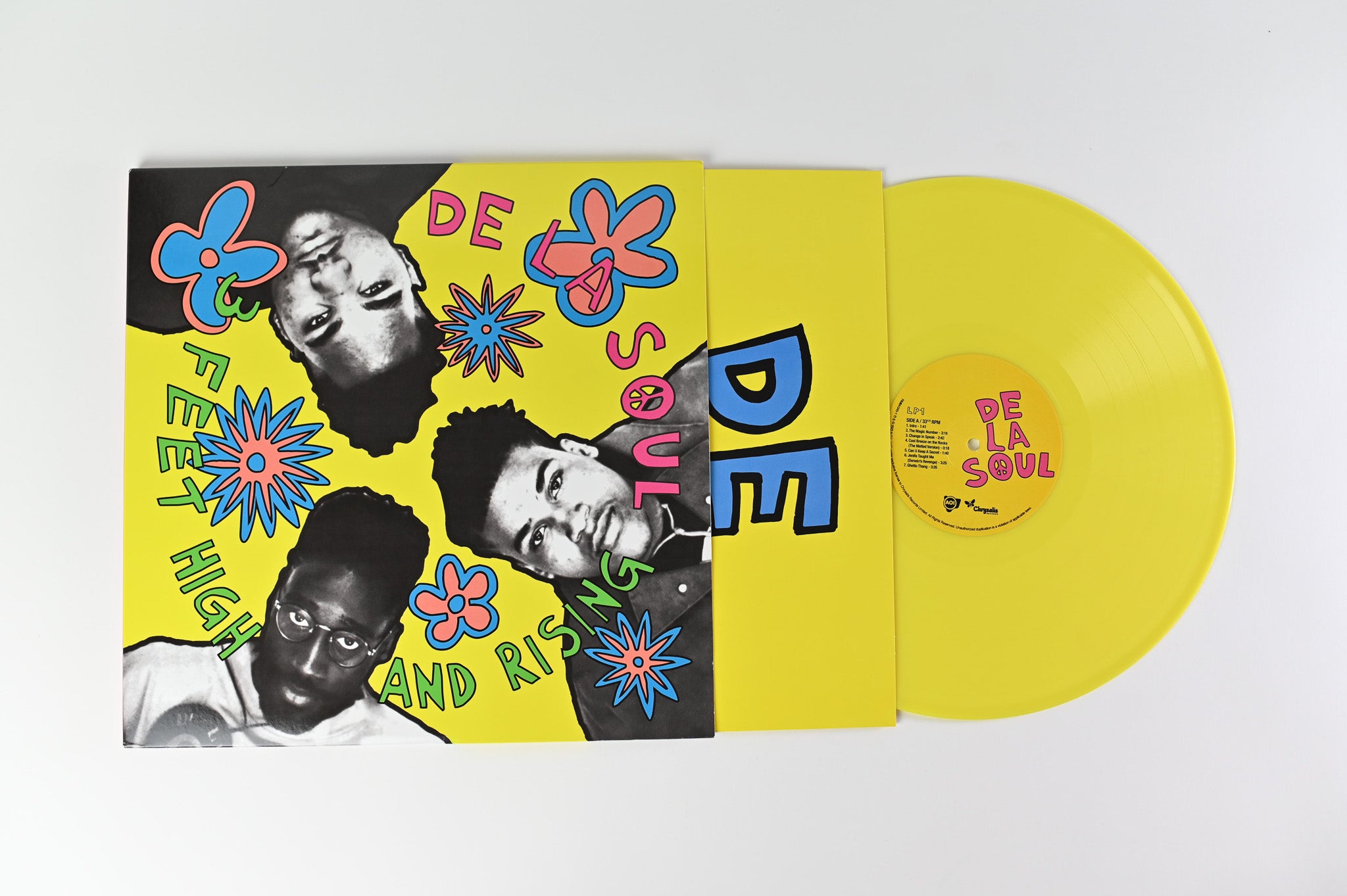 De La Soul - 3 Feet High And Rising on AOI Yellow Opaque Reissue