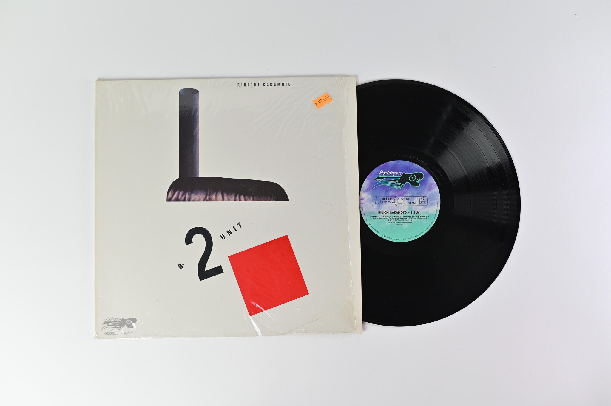Ryuichi Sakamoto - B-2 Unit on Rocktopus German Press