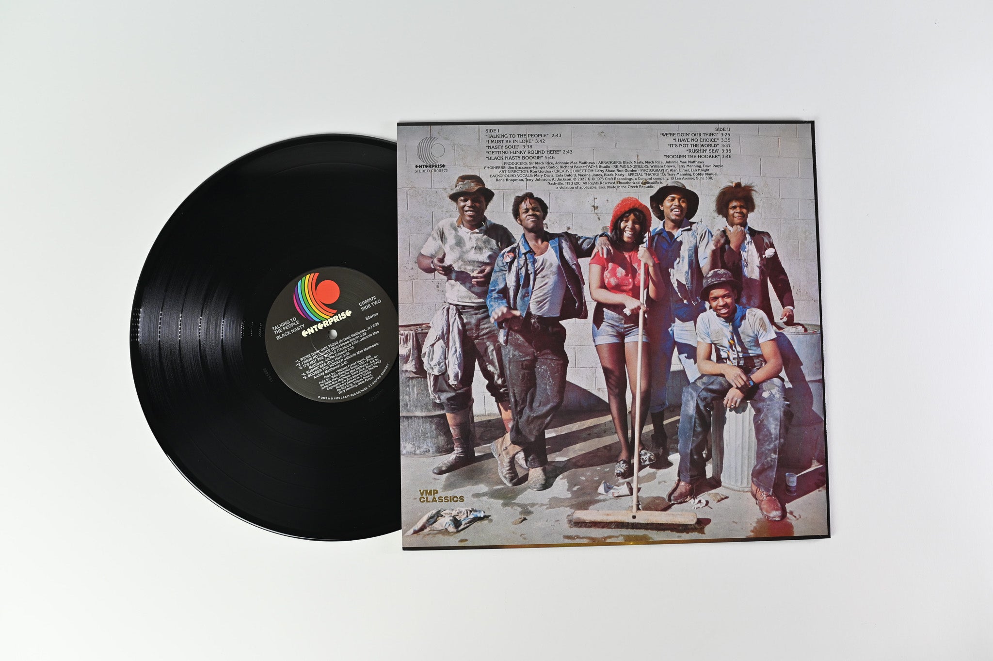 Black Nasty - Talking To The People on Enterprise Vinyl Me Please Remastered Reissue