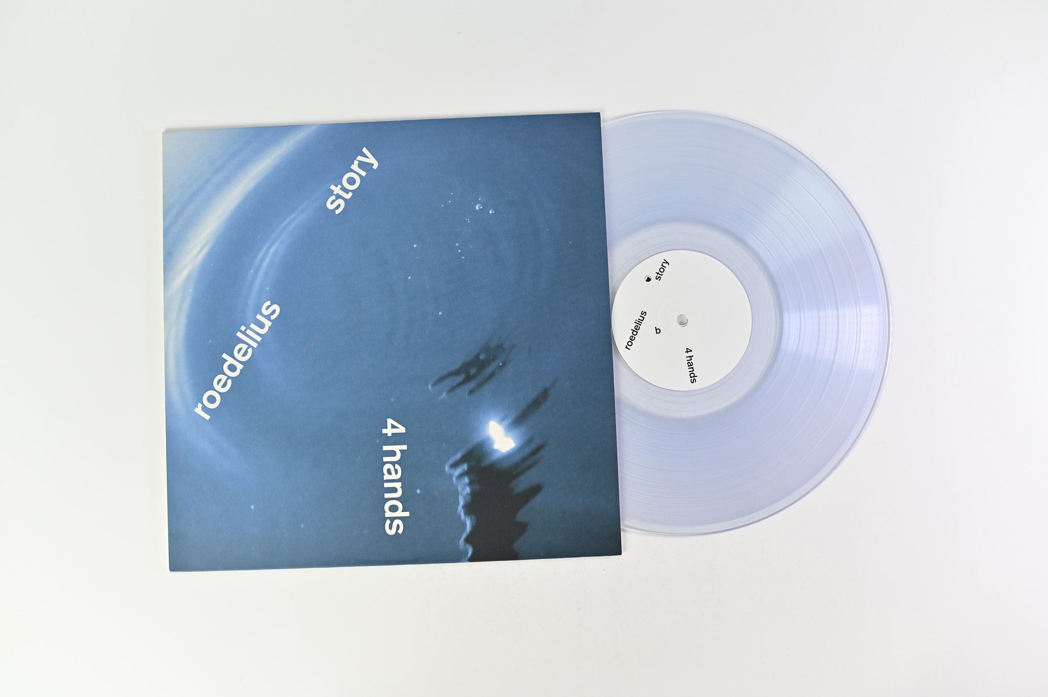 Hans-Joachim Roedelius & Tim Story - 4 Hands on Erased Tapes Ltd Clear Vinyl
