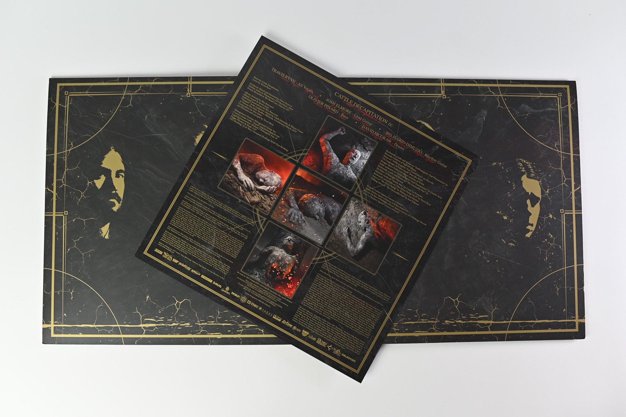 Cattle Decapitation - Death Atlas on Metal Blade Ltd Amber Marble Vinyl