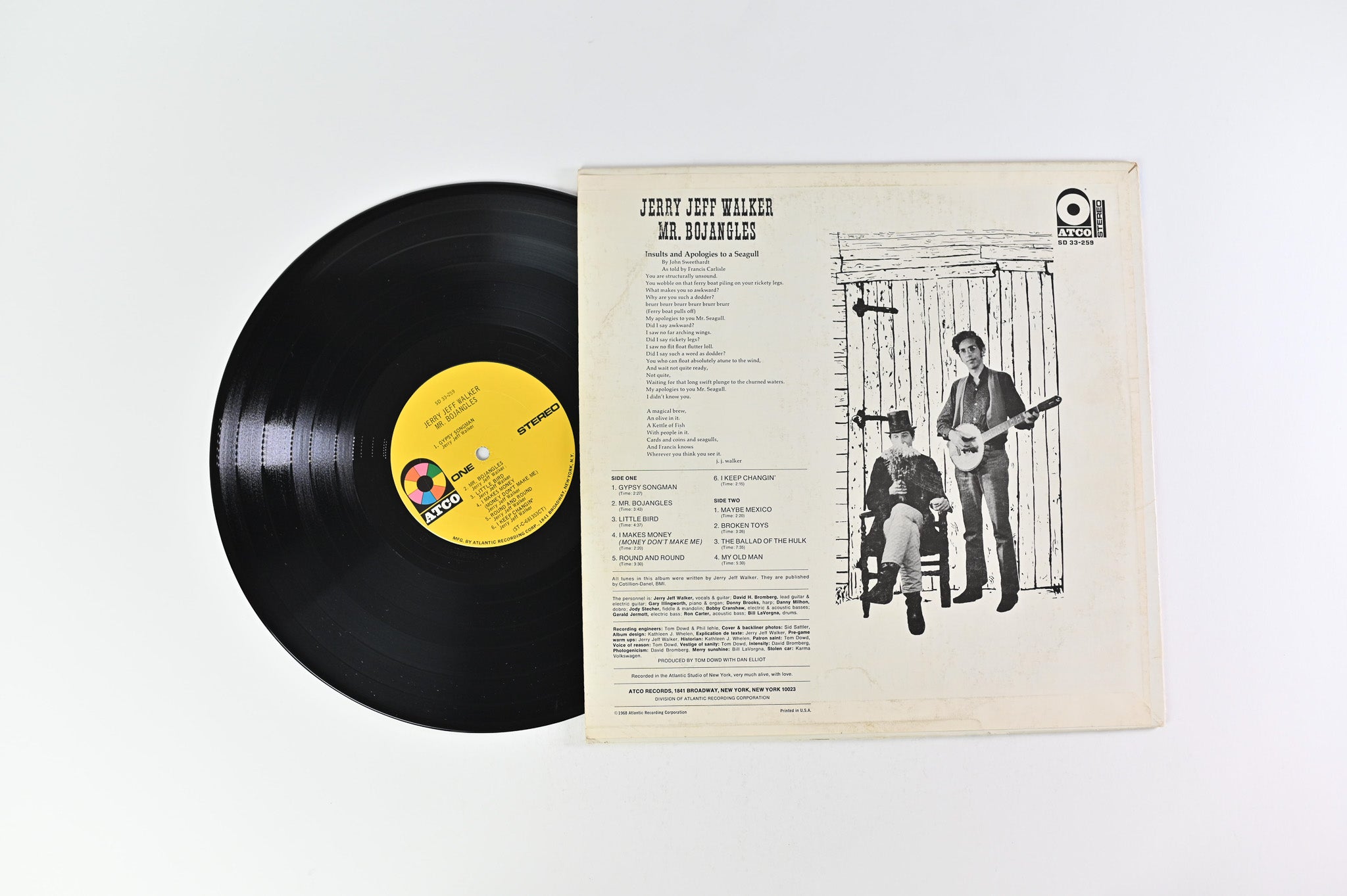 Jerry Jeff Walker - Mr. Bojangles on Atco