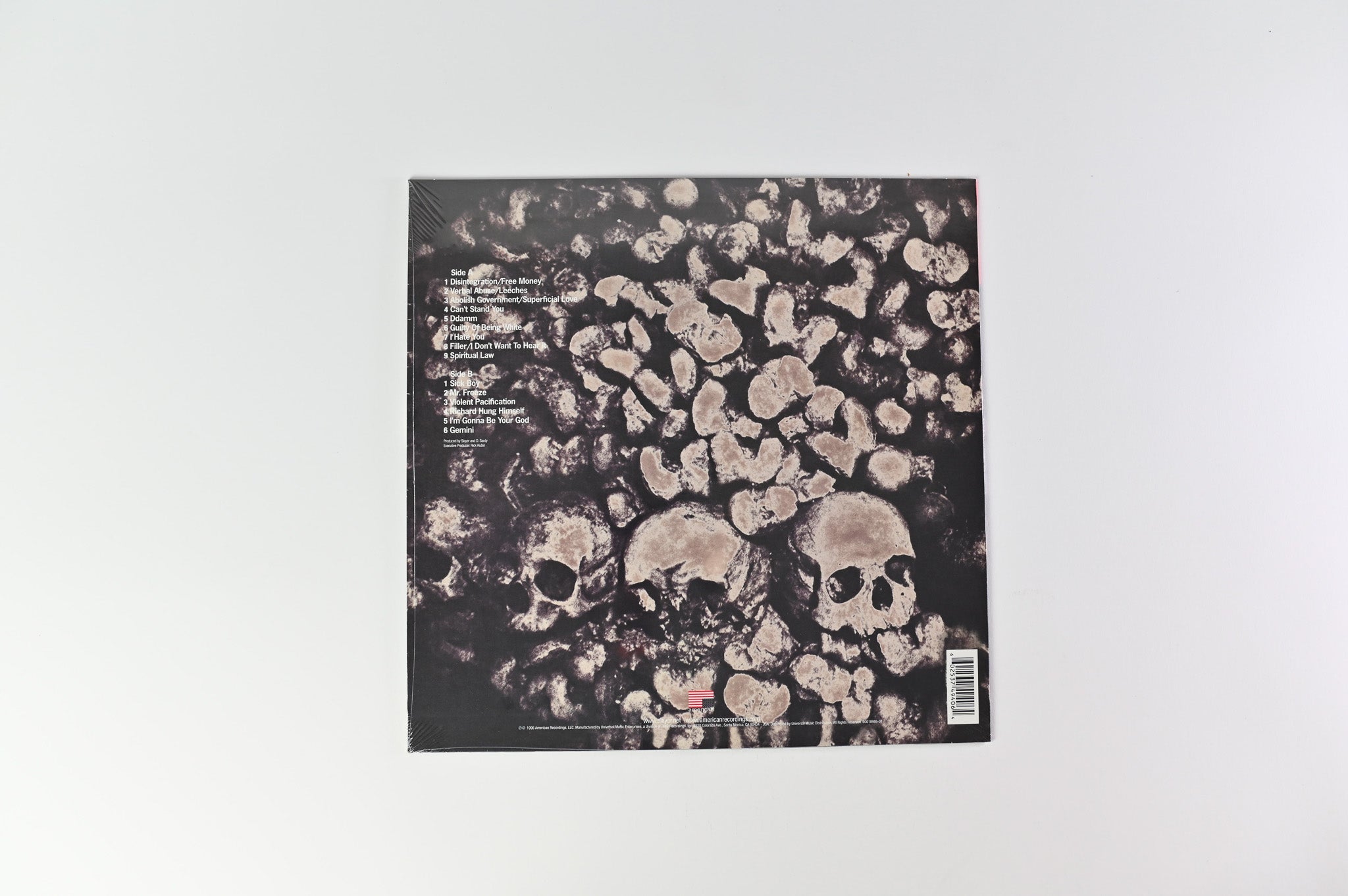 Slayer - Undisputed Attitude on American Recordings Ltd Numbered Clear Reissue Sealed