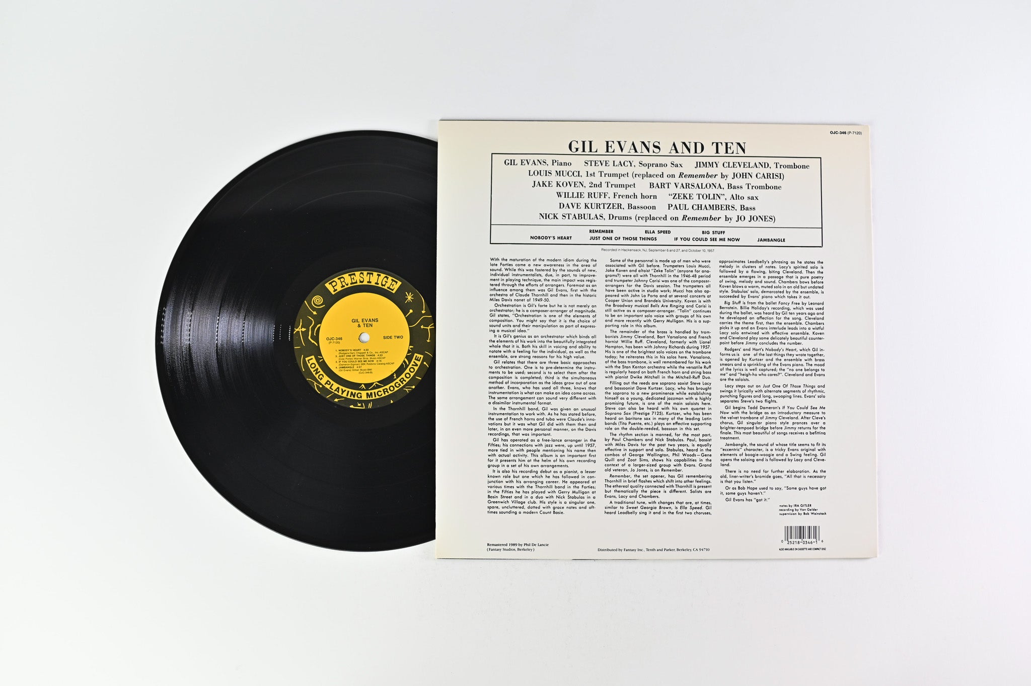 Gil Evans - Gil Evans & Ten on Prestige OJC Reissue