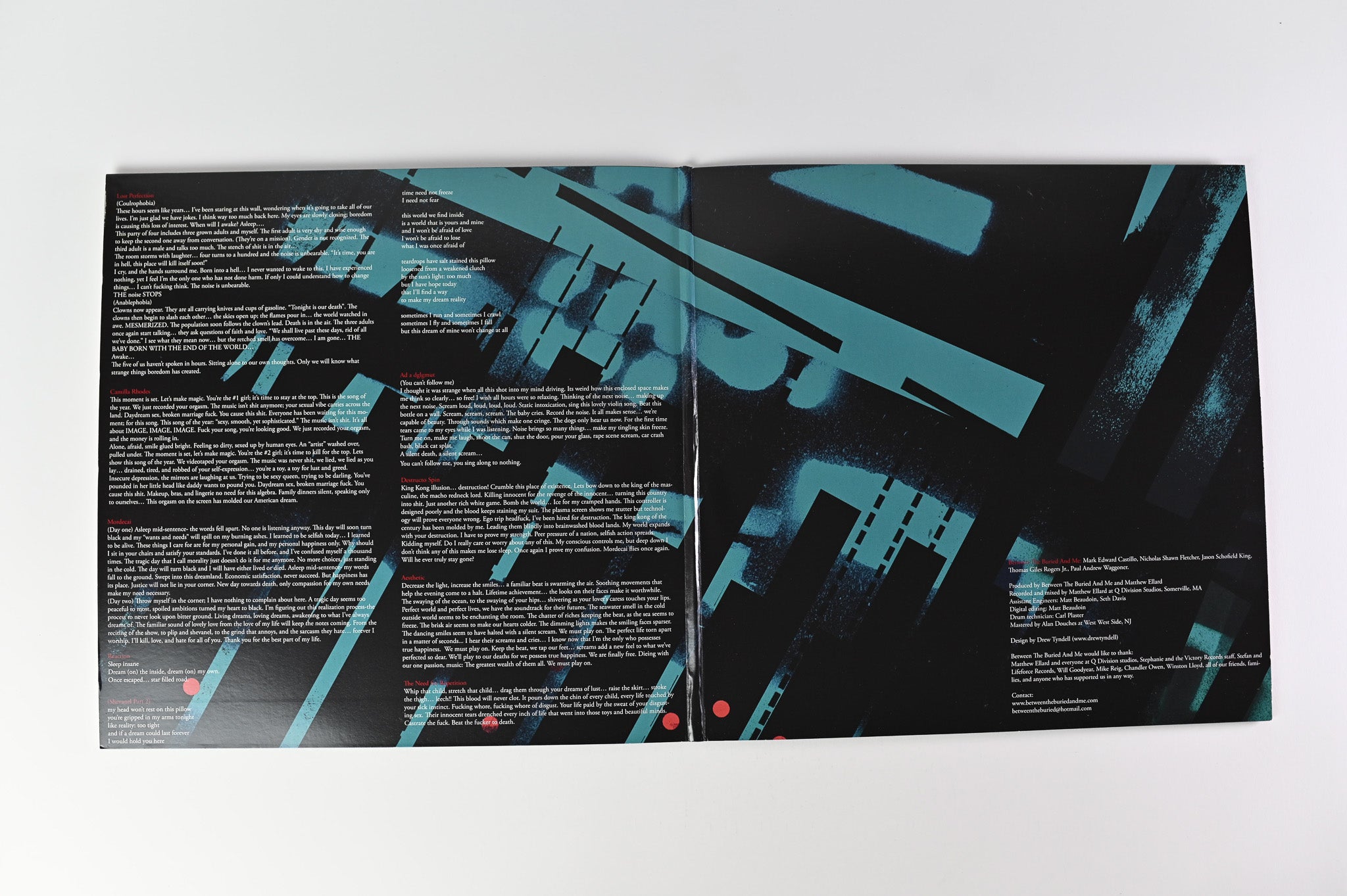 Between The Buried And Me - The Silent Circus on Victory Ltd Clear Black Smoke Repress