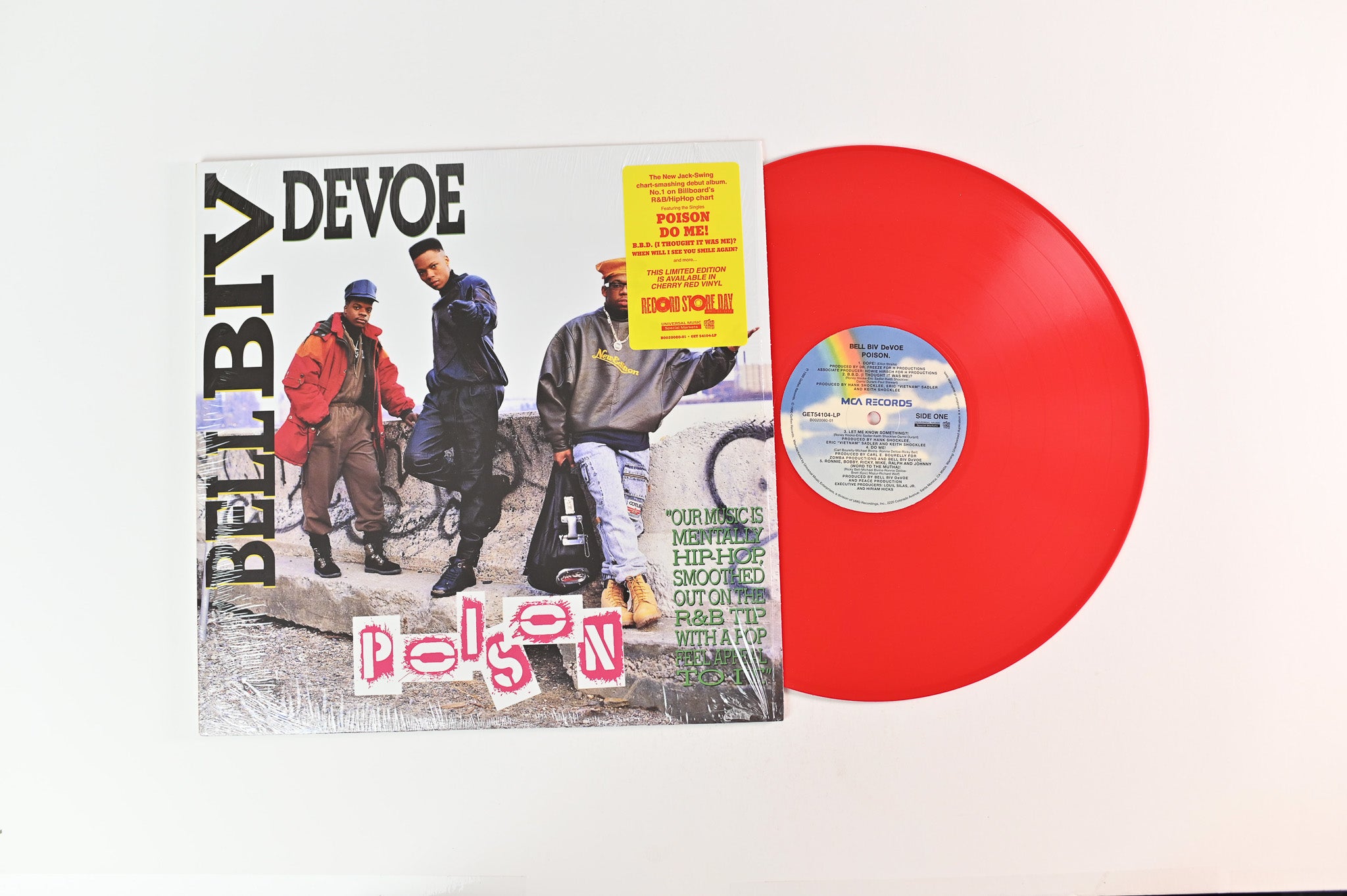 Bell Biv Devoe - Poison on Get on Down RSD 2022 Ltd Red Vinyl