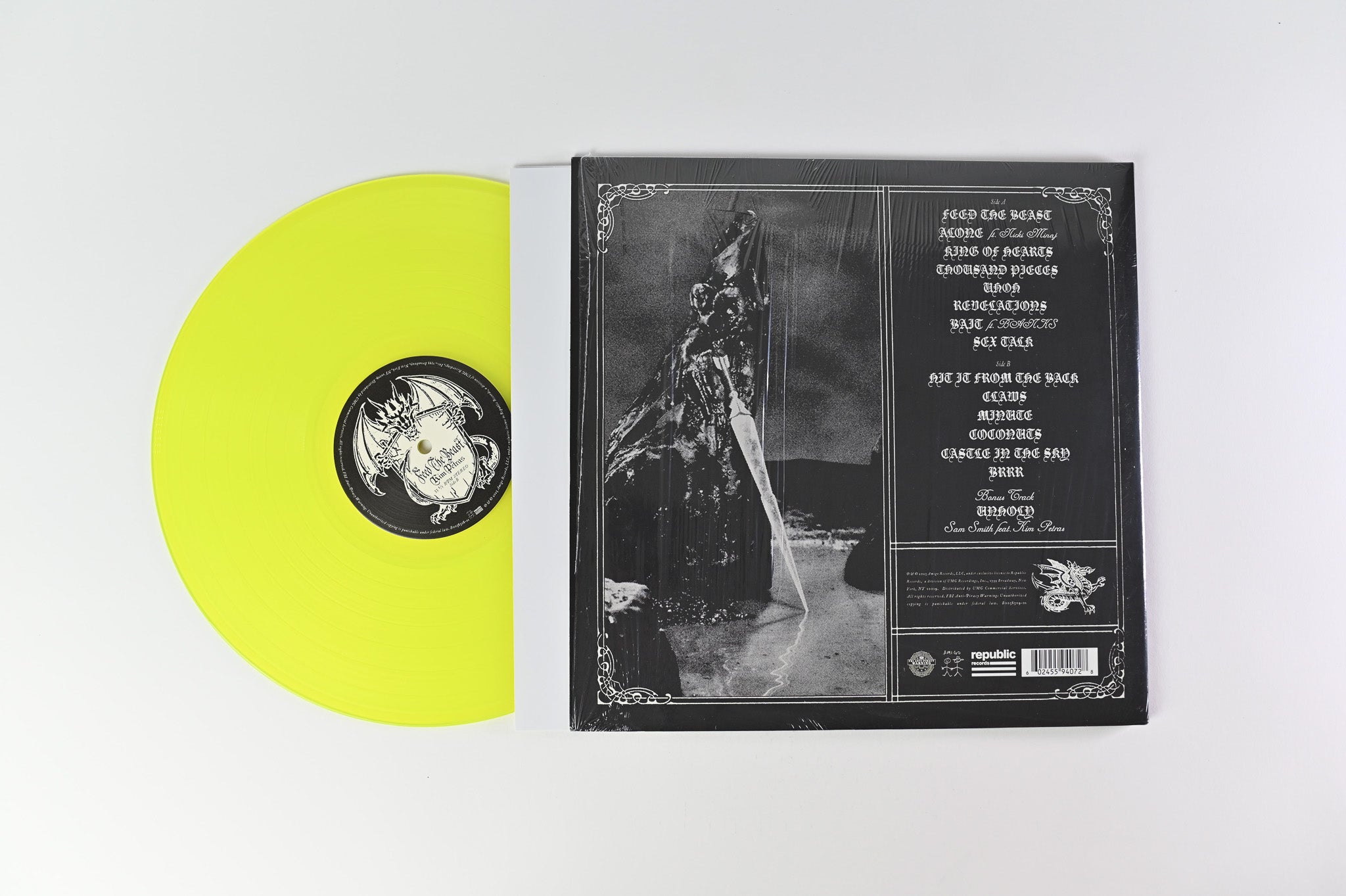 Kim Petras - Feed The Beast on Republic Ltd Neon Yellow
