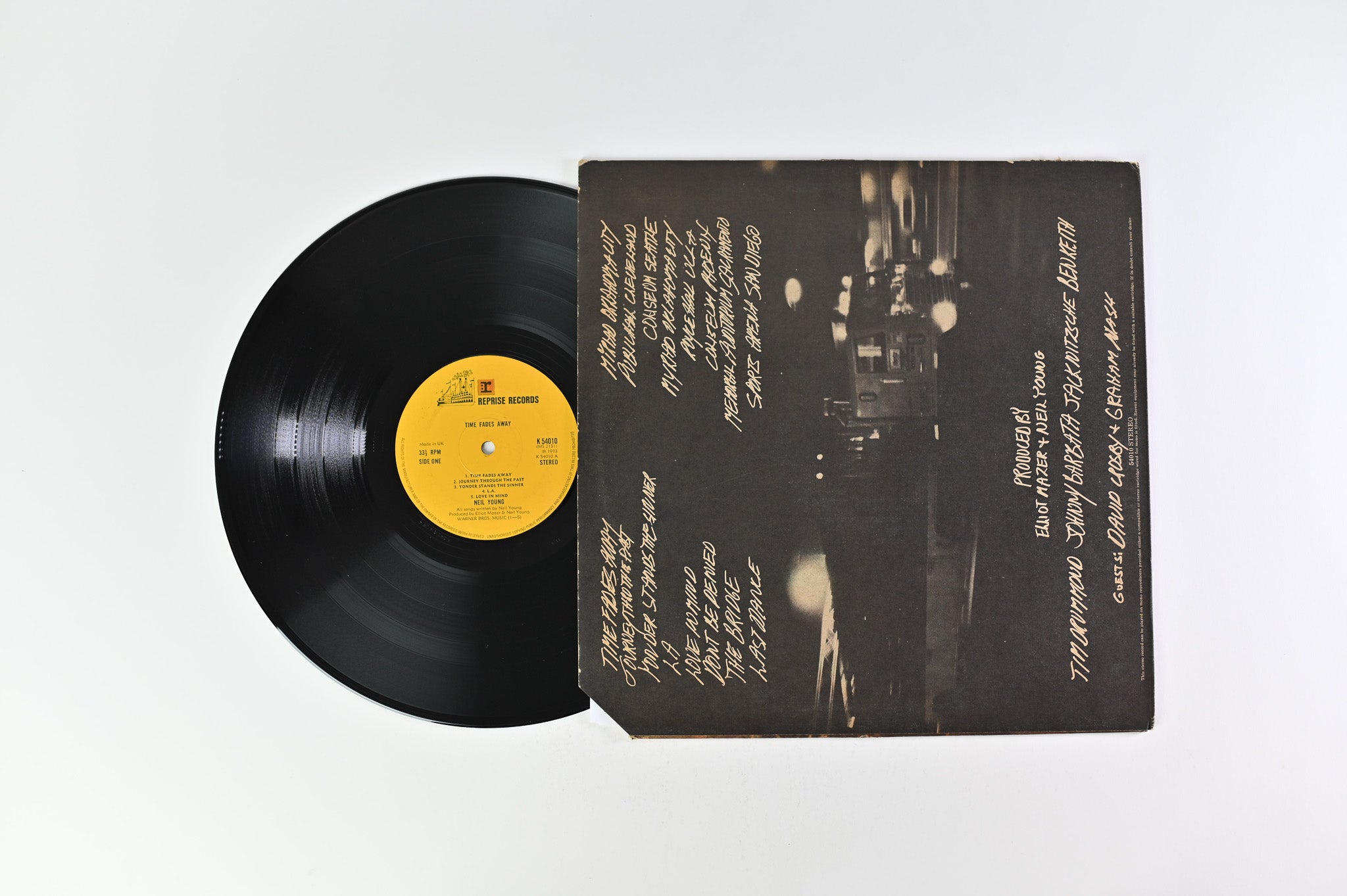 Neil Young - Time Fades Away on Reprise UK Pressing