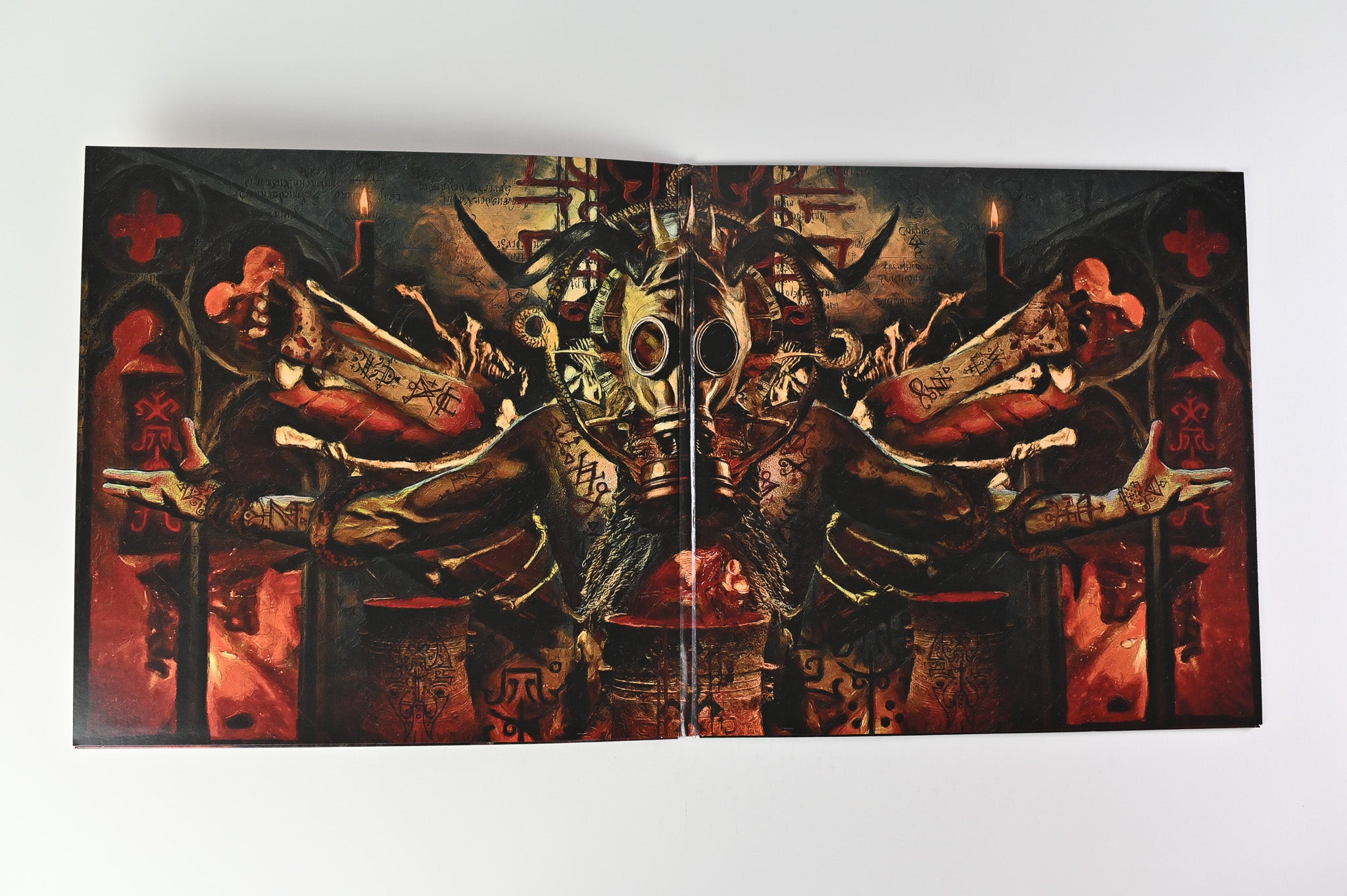 Soulfly - Ritual on Nuclear Blast Ltd Red & Black Marbled