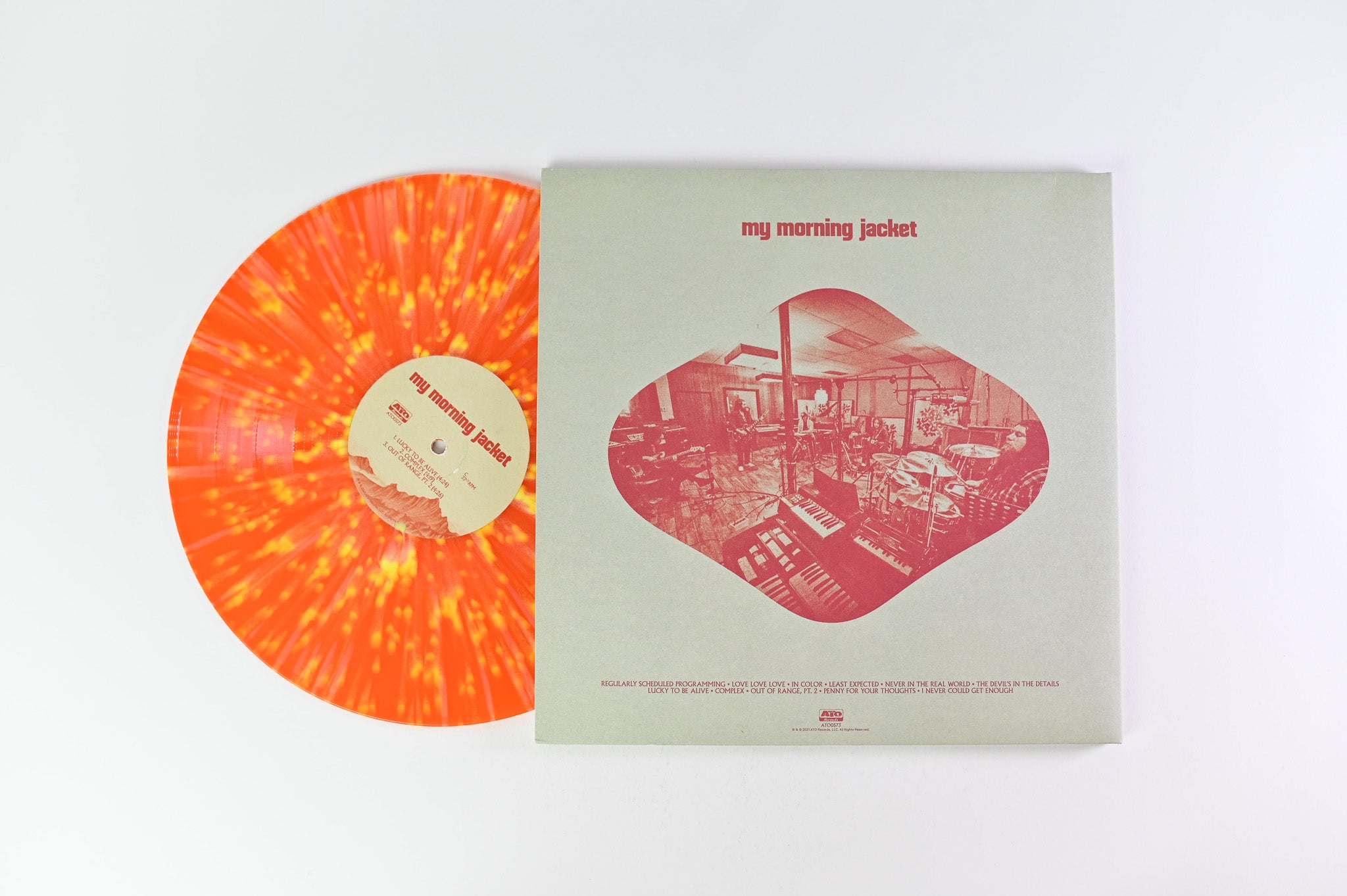 My Morning Jacket - My Morning Jacket on ATO Orange / Yellow Splatter