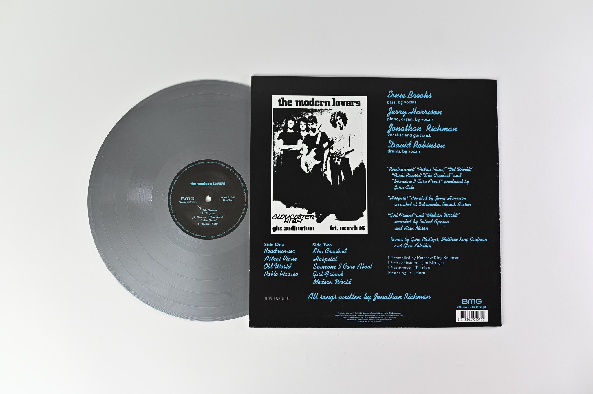 The Modern Lovers - The Modern Lovers on BMG Music On Vinyl Ltd Numbered Silver Reissue