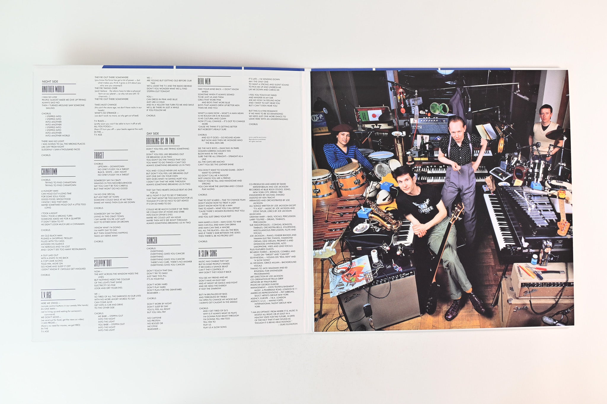 Joe Jackson - Night And Day on Intervention A&M 180 Gram Reissue