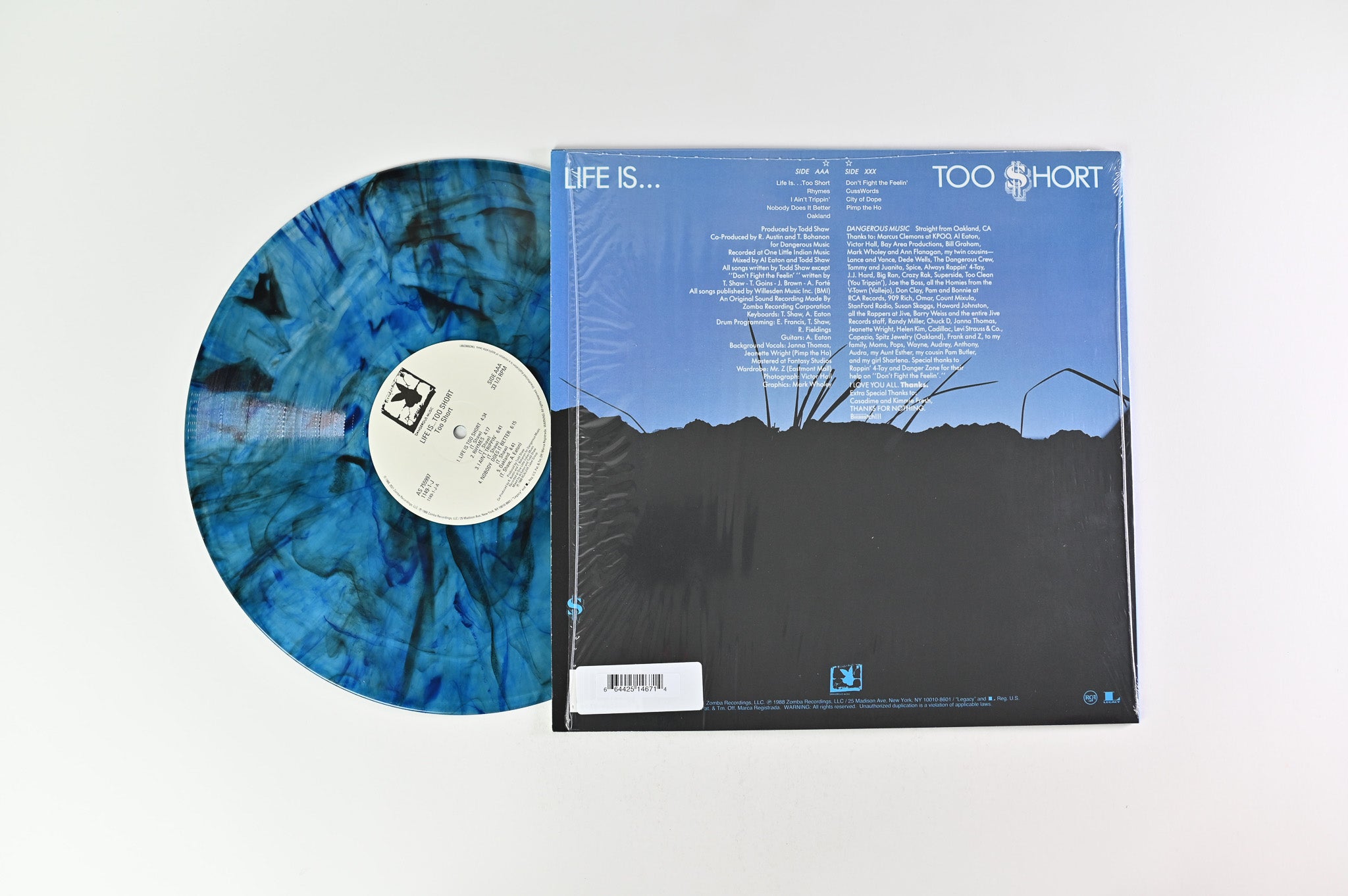 Too Short - Life Is...Too $hort on Legacy - Blue Vinyl