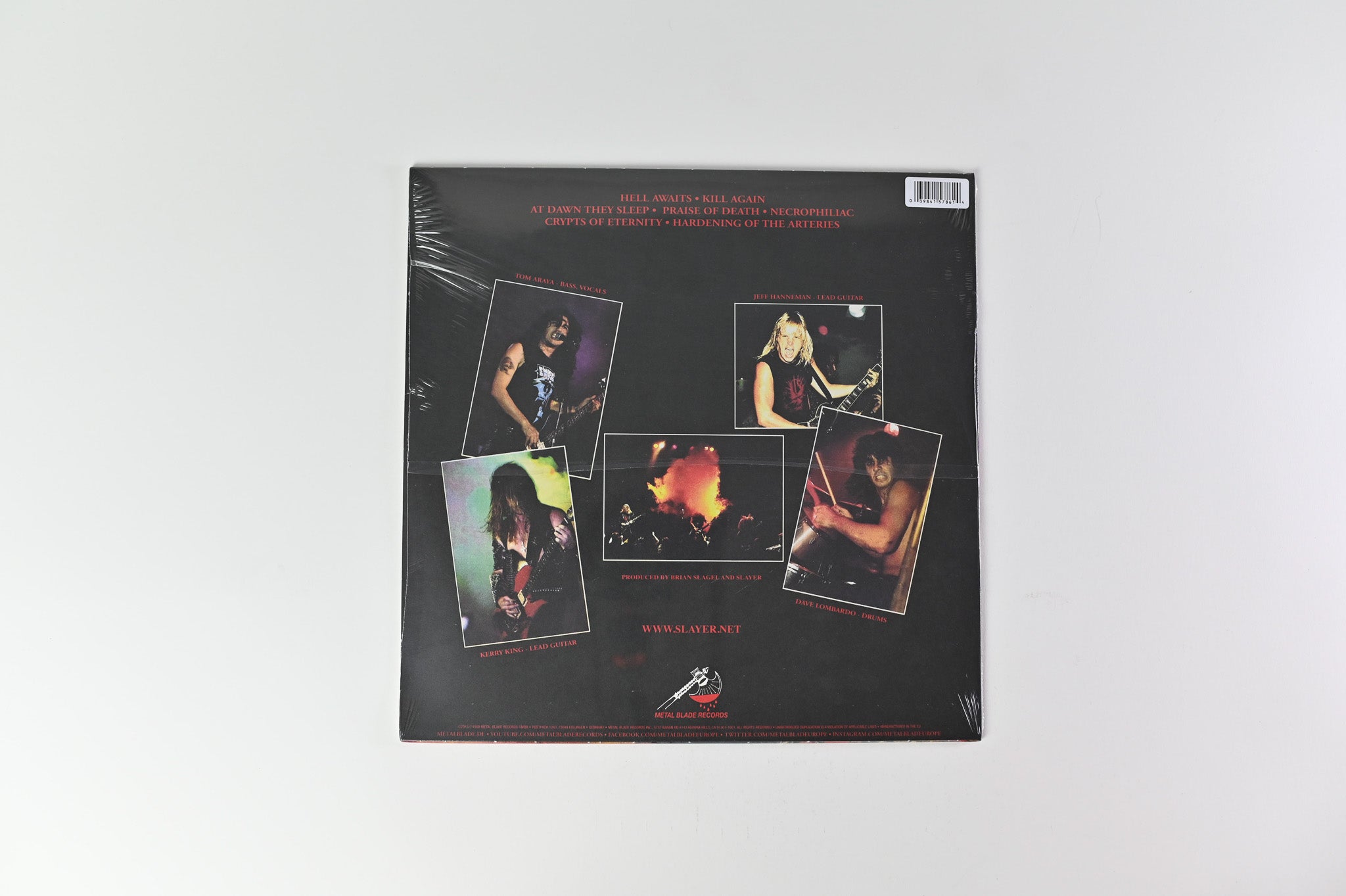 Slayer - Hell Awaits on Metal Blade Limited Orange/Black Split Reissue Sealed