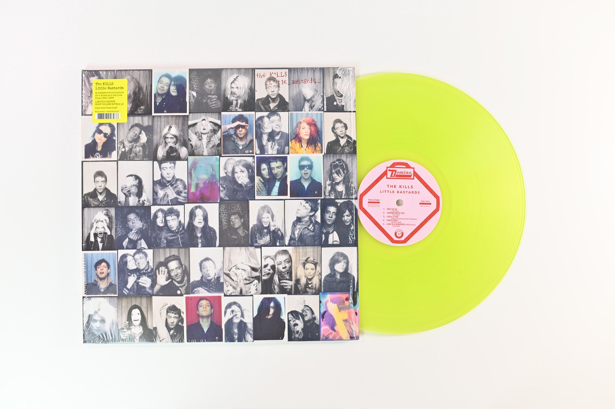 The Kills - Little Bastards on Domino - Yellow Neon Vinyl