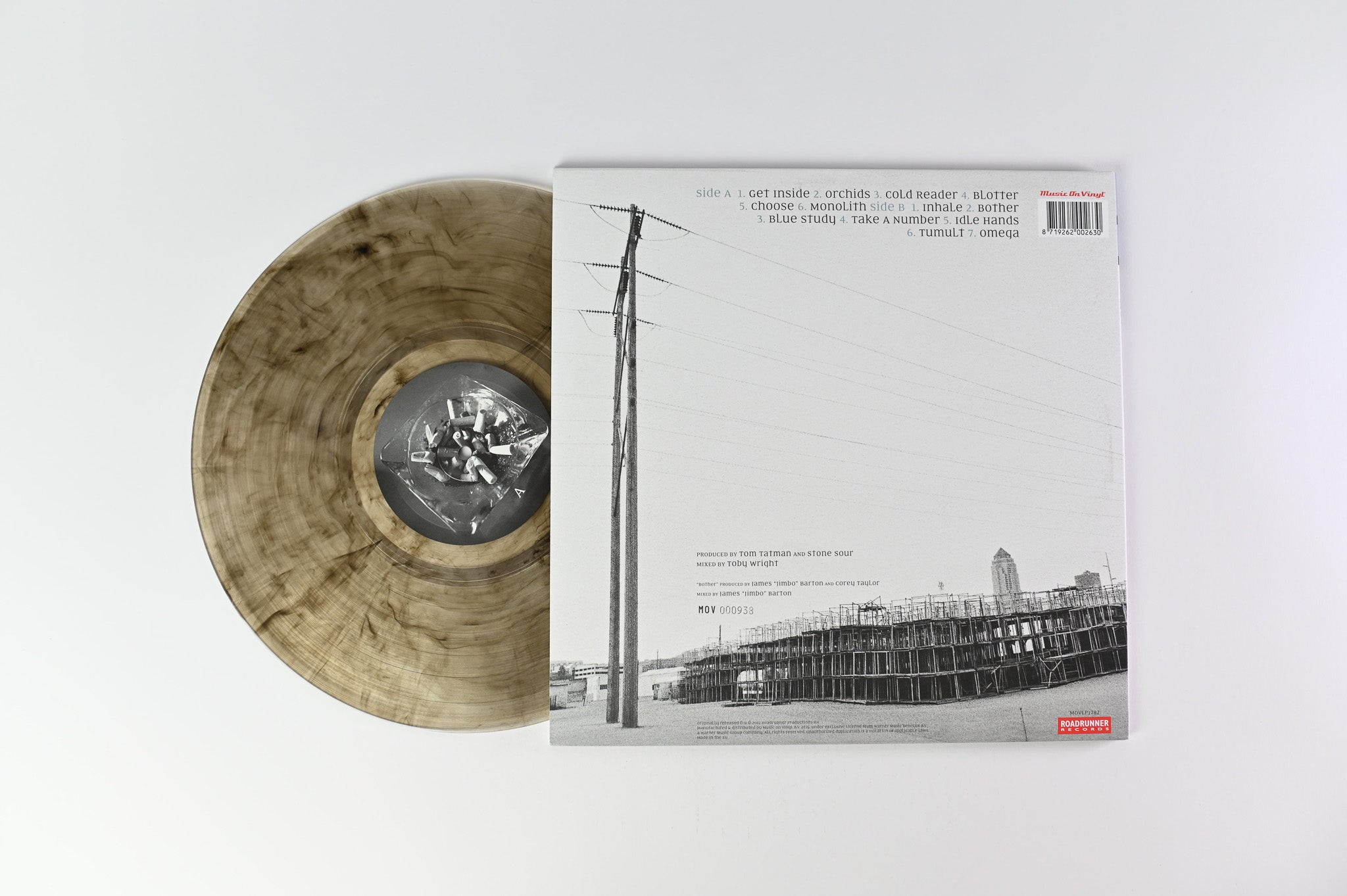 Stone Sour - Stone Sour on Music On Vinyl Ltd Crystal Clear with Black Swirl