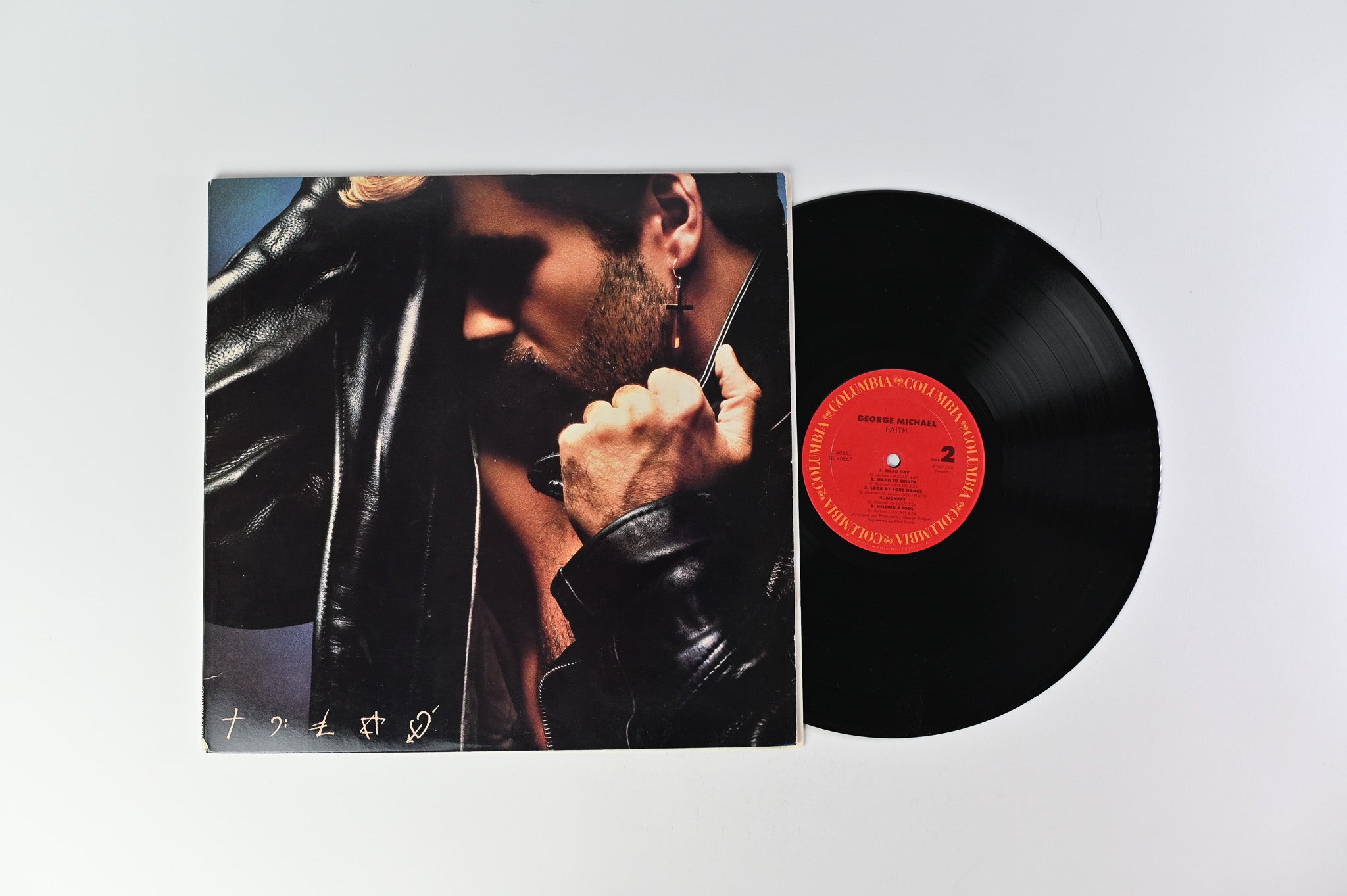 George Michael - Faith on Columbia Symbols Cover