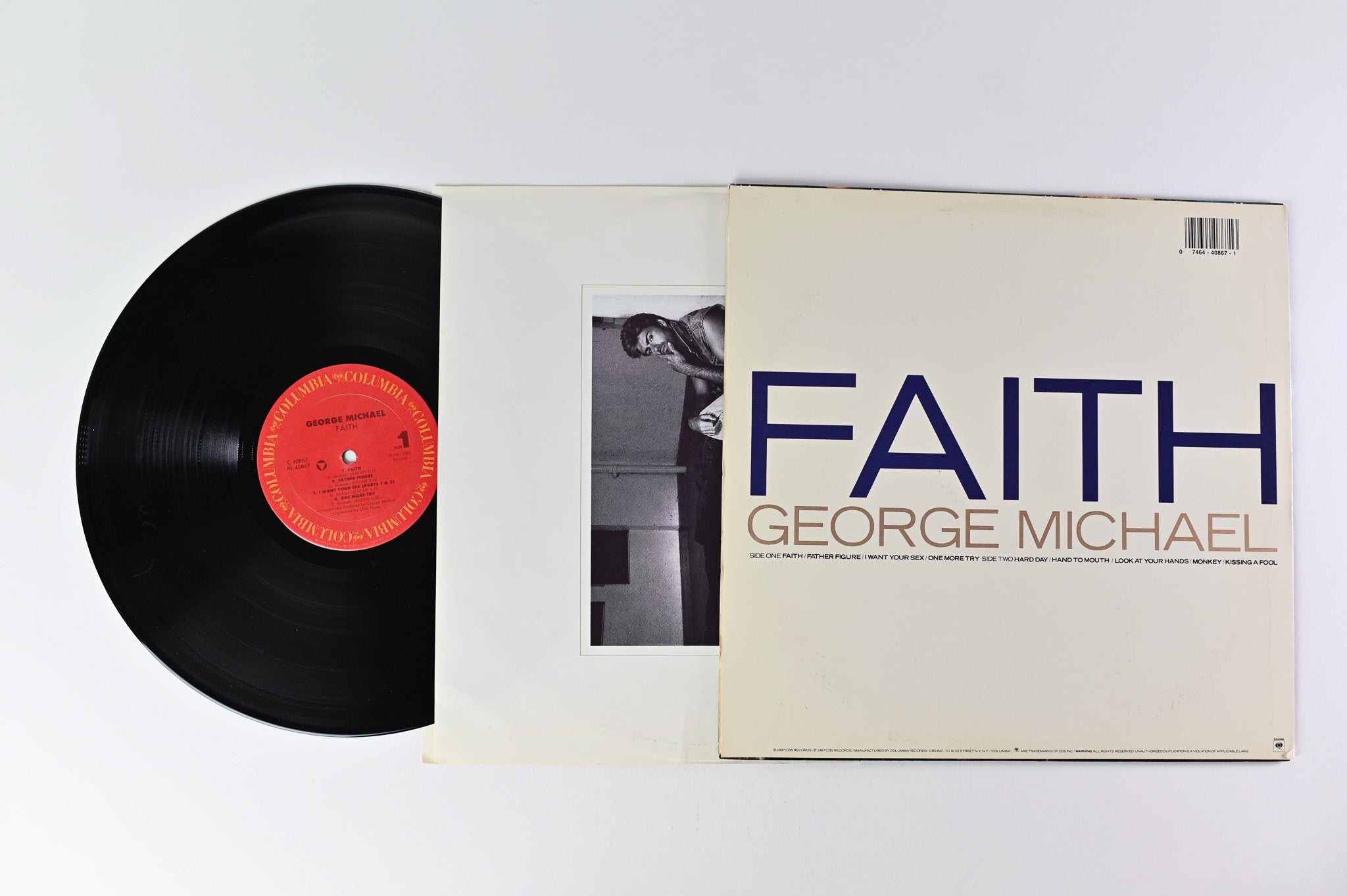 George Michael - Faith on Columbia Symbols Cover