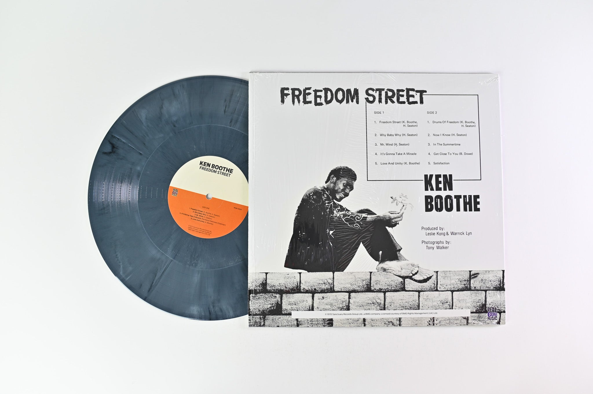 Ken Boothe - Freedom Street on Real Gone Music - Grey Vinyl